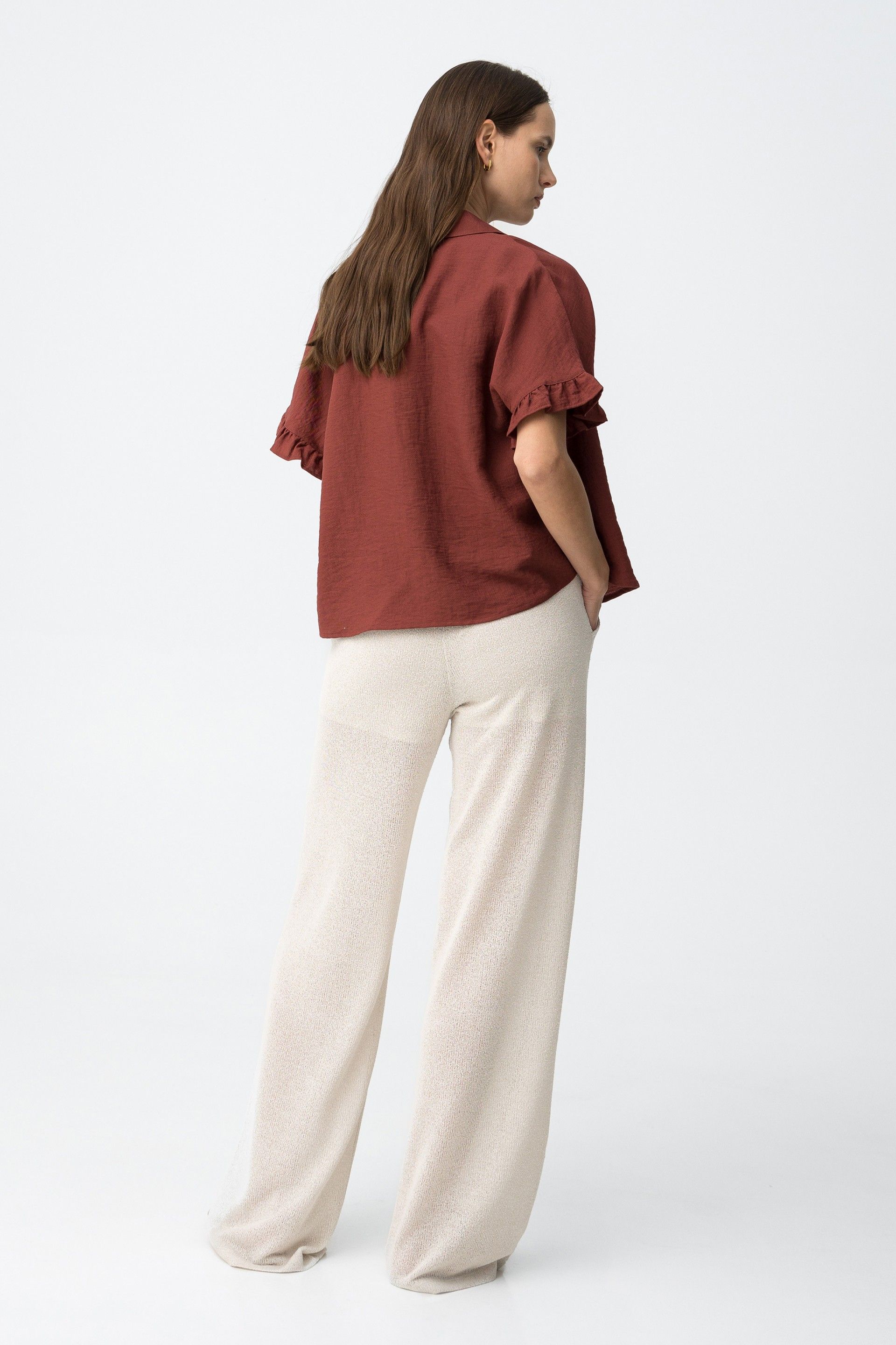 Pantalón Punto Taky Beige