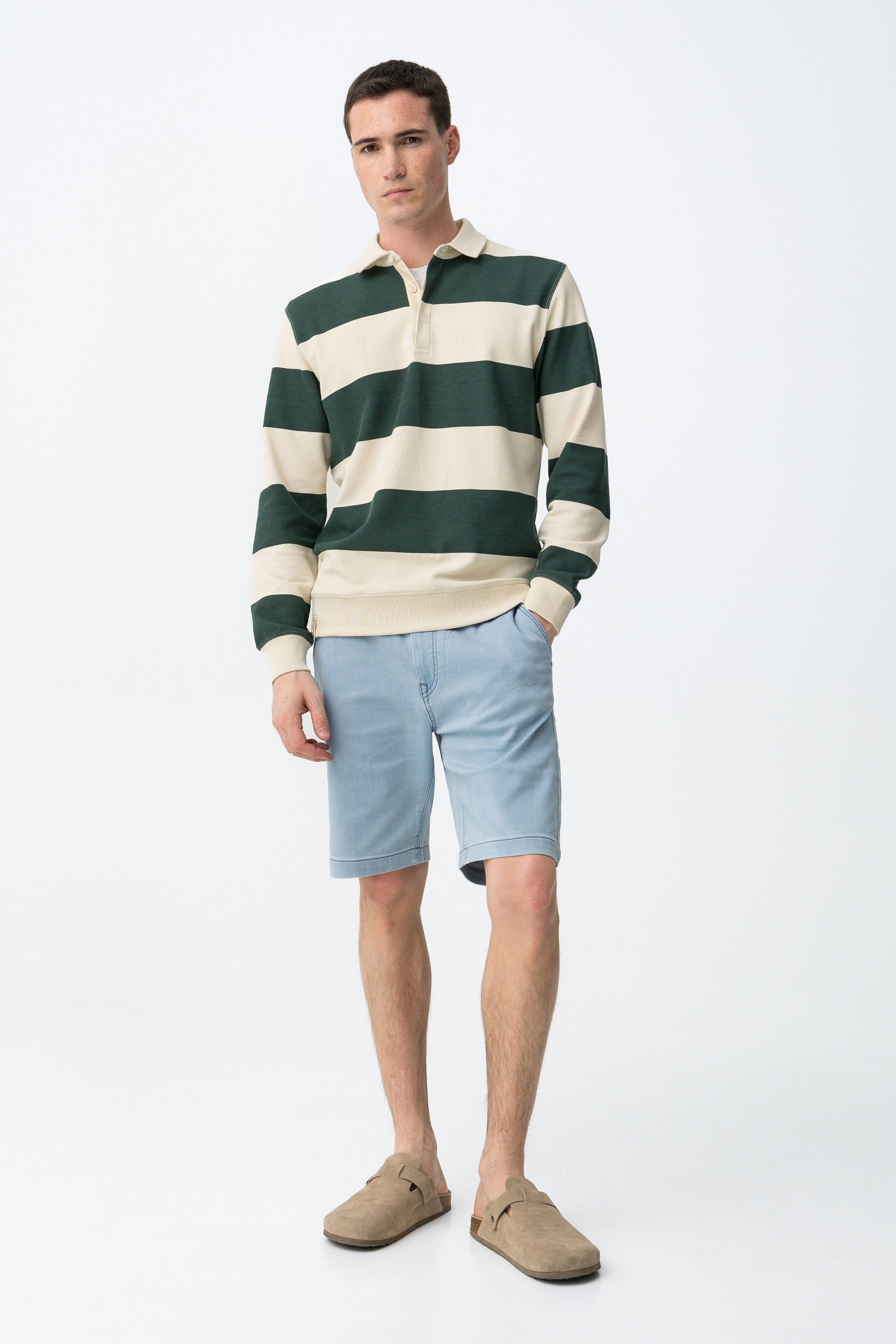 Bermuda Indigo Knit 53 Azul Claro