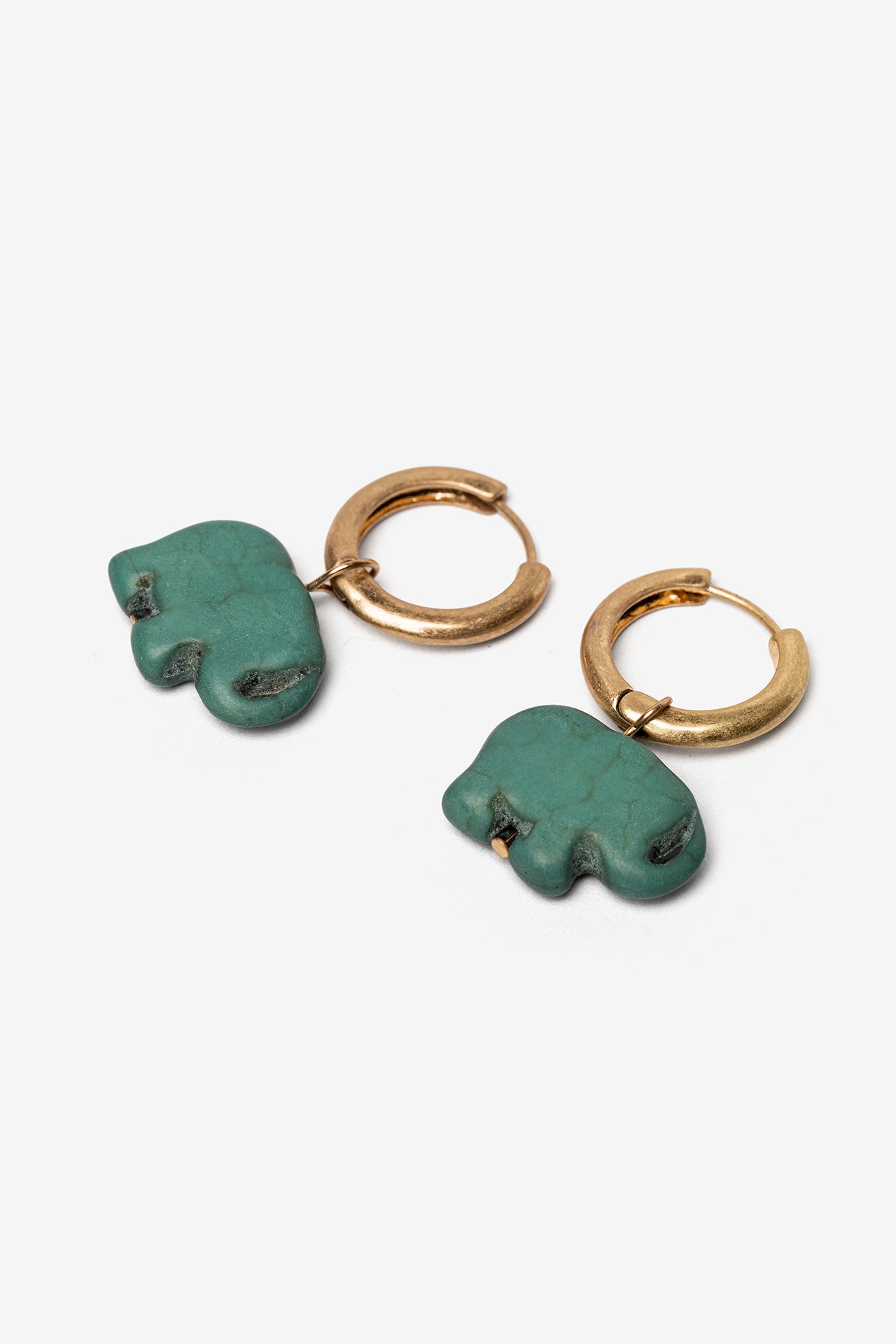 Pendientes Elefante Verde 10316