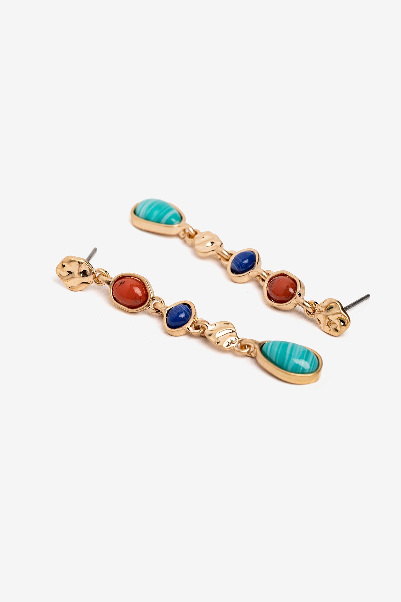 Pendientes Largos Piedras 10375