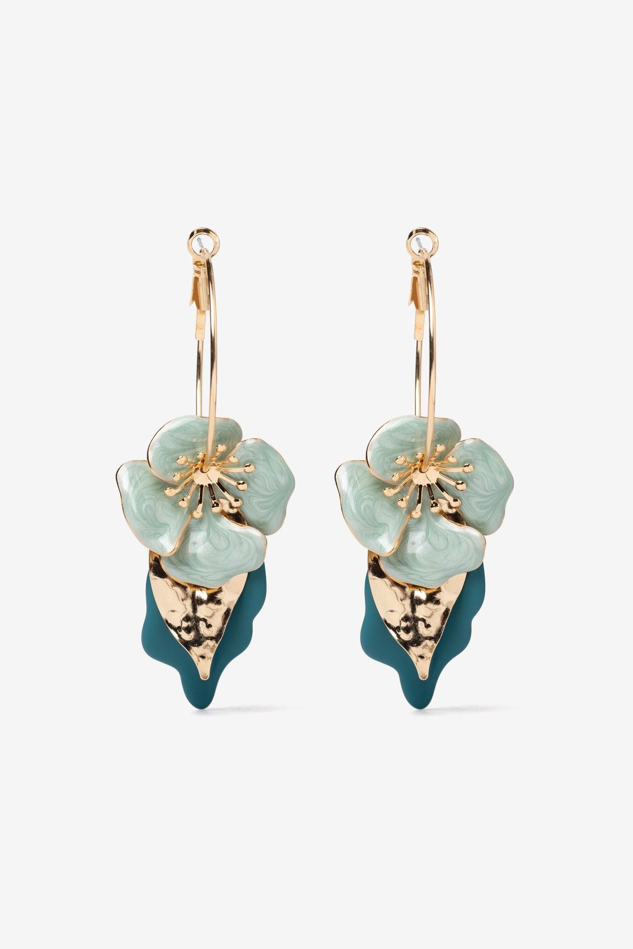 Pendientes Verde Turquesa 10574