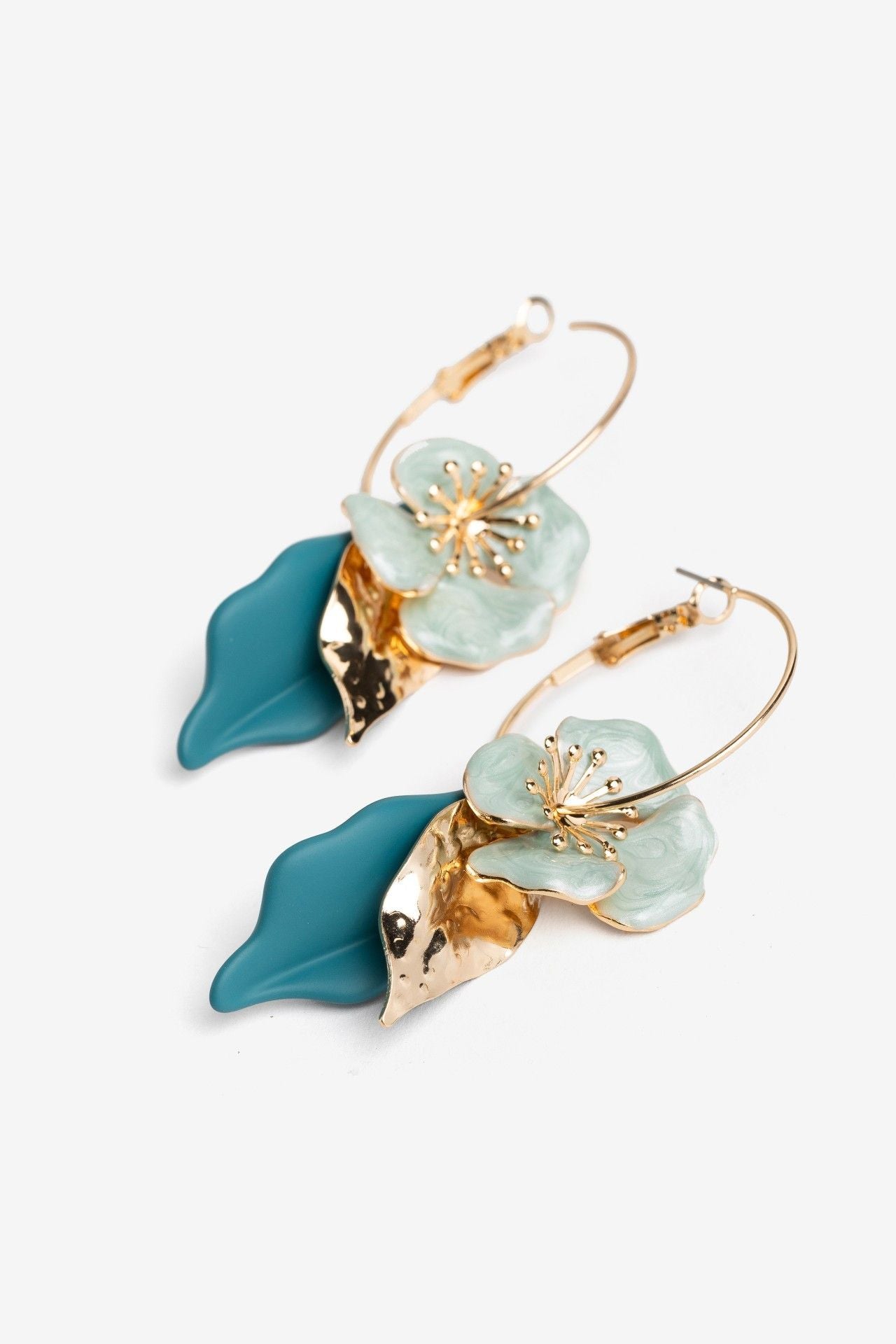 Pendientes Verde Turquesa 10574