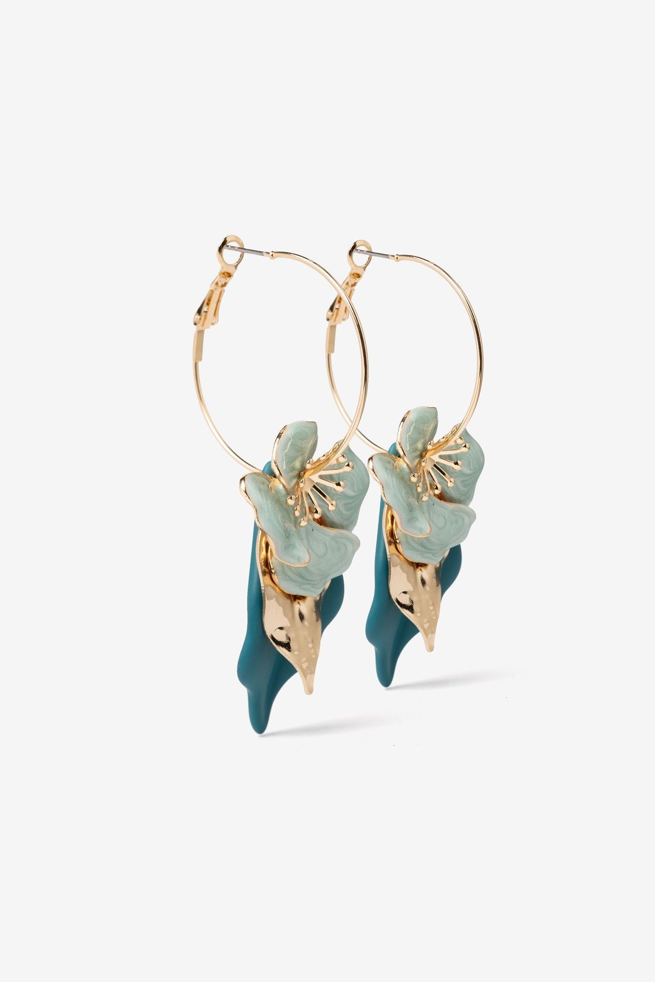 Pendientes Verde Turquesa 10574