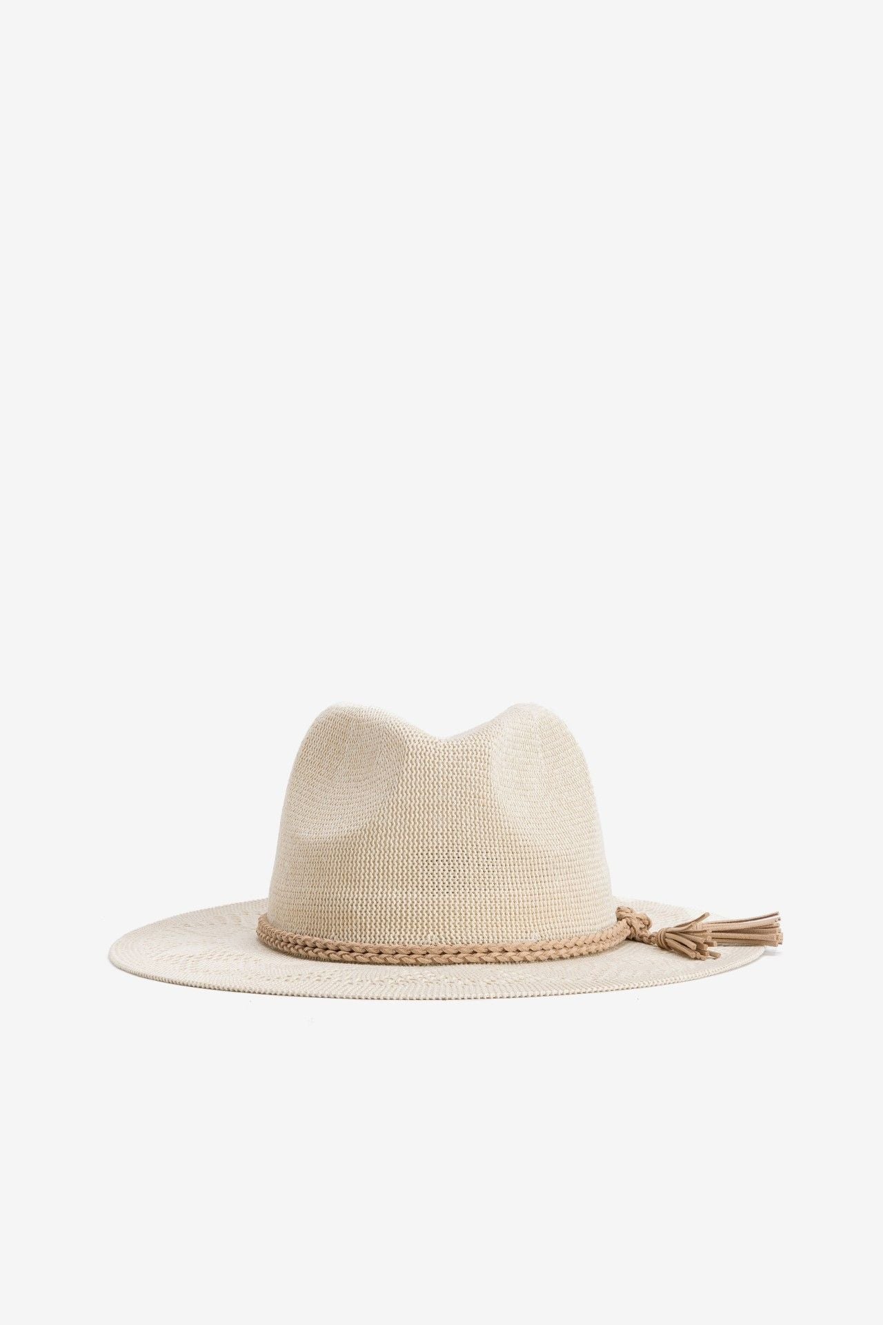 Sombrero Crudo Cinta Trenzada 449