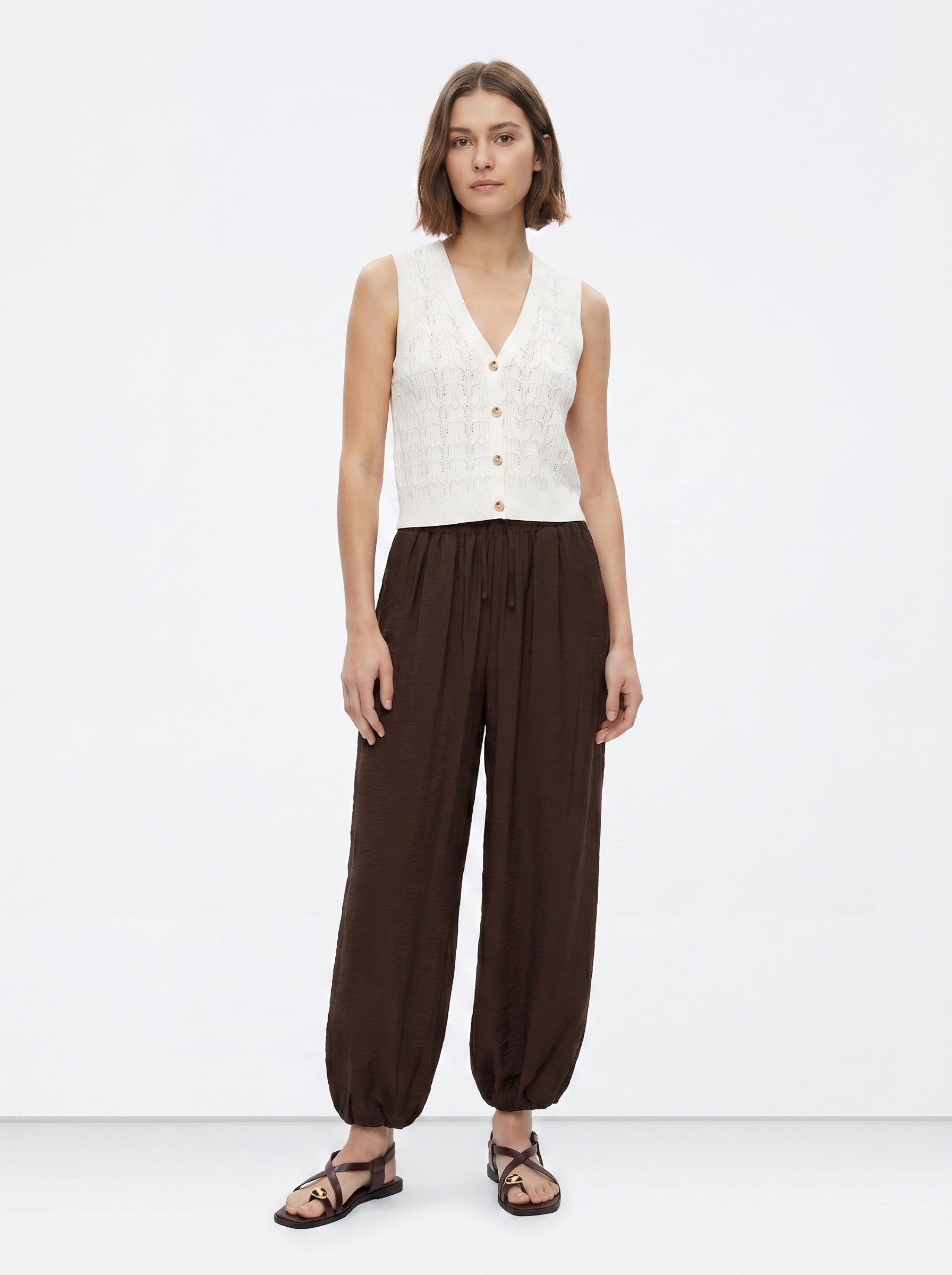 Pantalón Bombacho Orla Chocolate