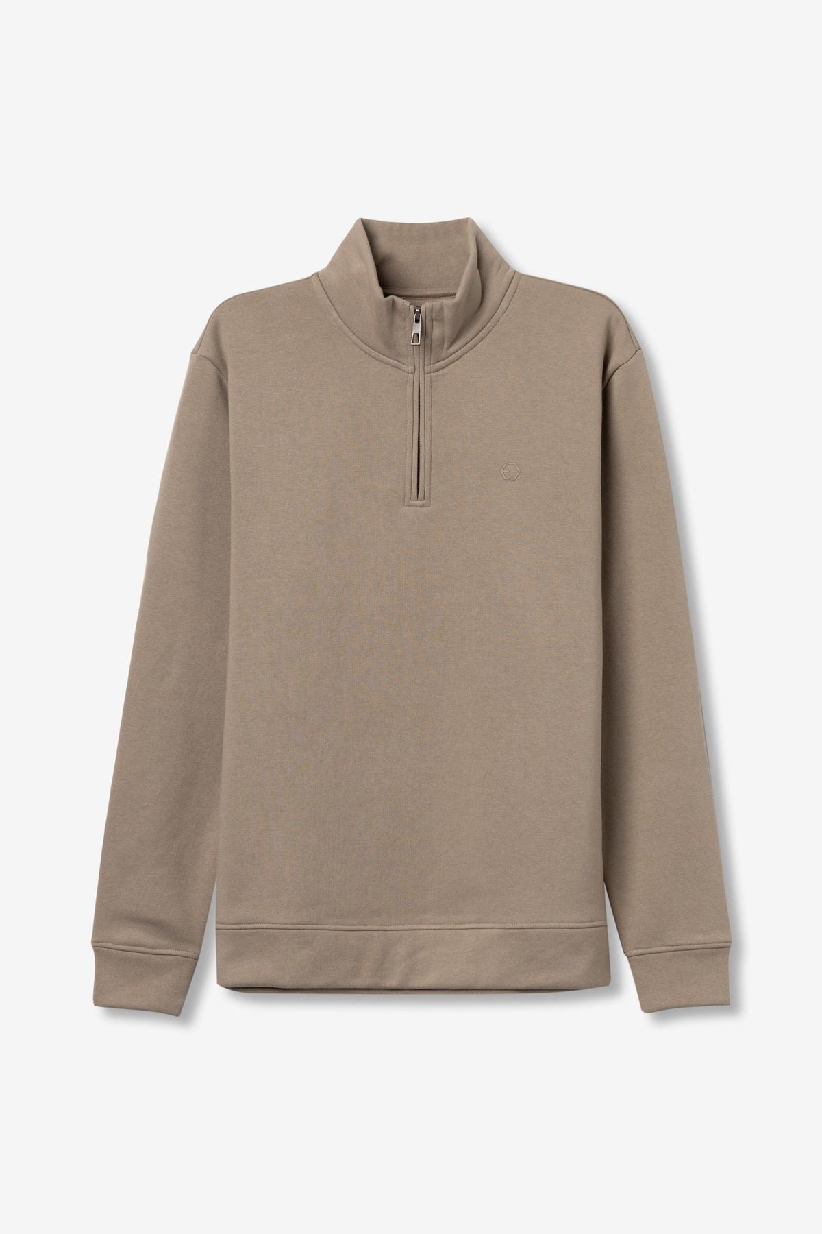 Sudadera Jamir Cuello Cremallera Beige