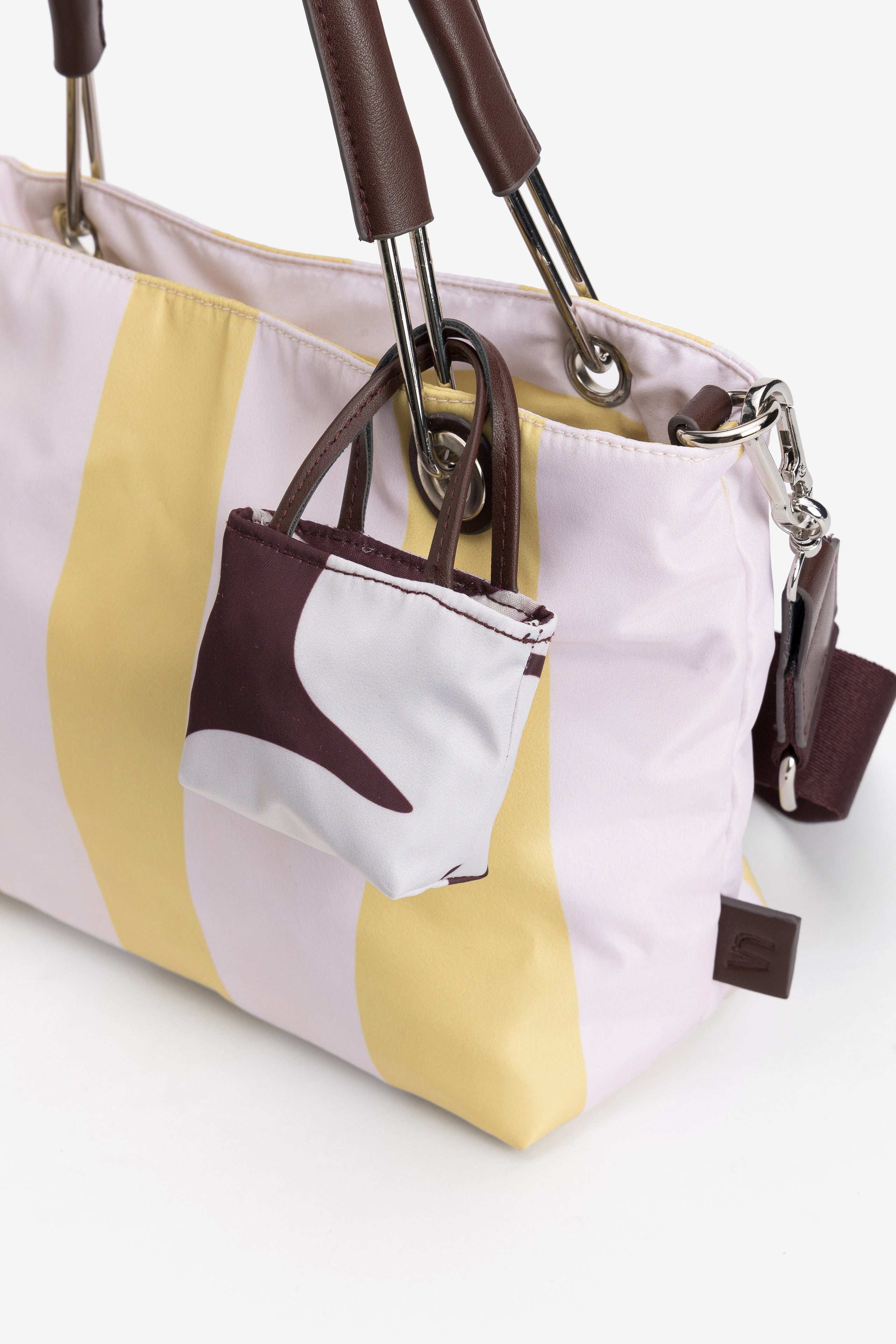 Bolso Rayas Amarillo 5076