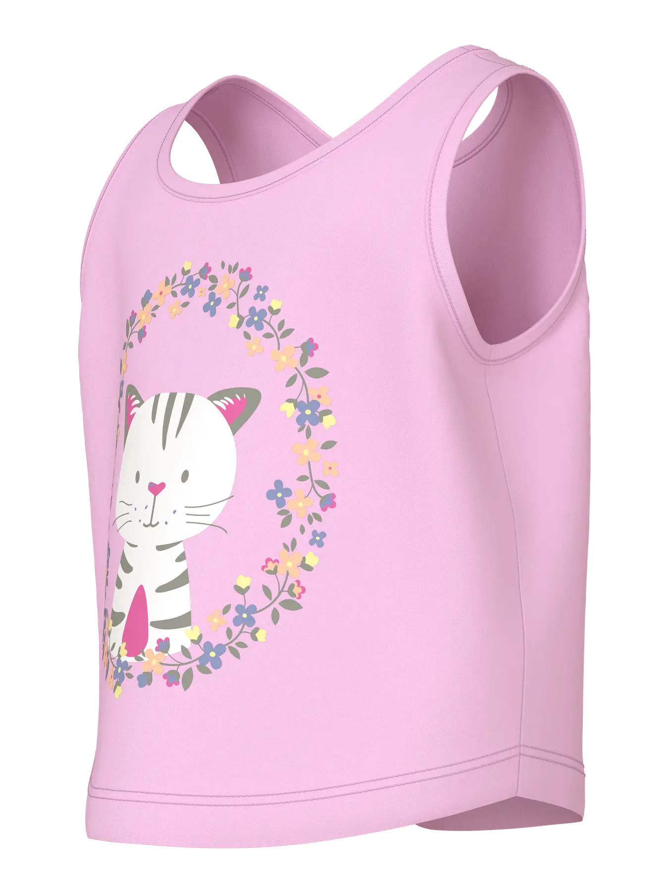 Top Gatito Rosa Mini