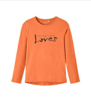 Camiseta Naranja Loves