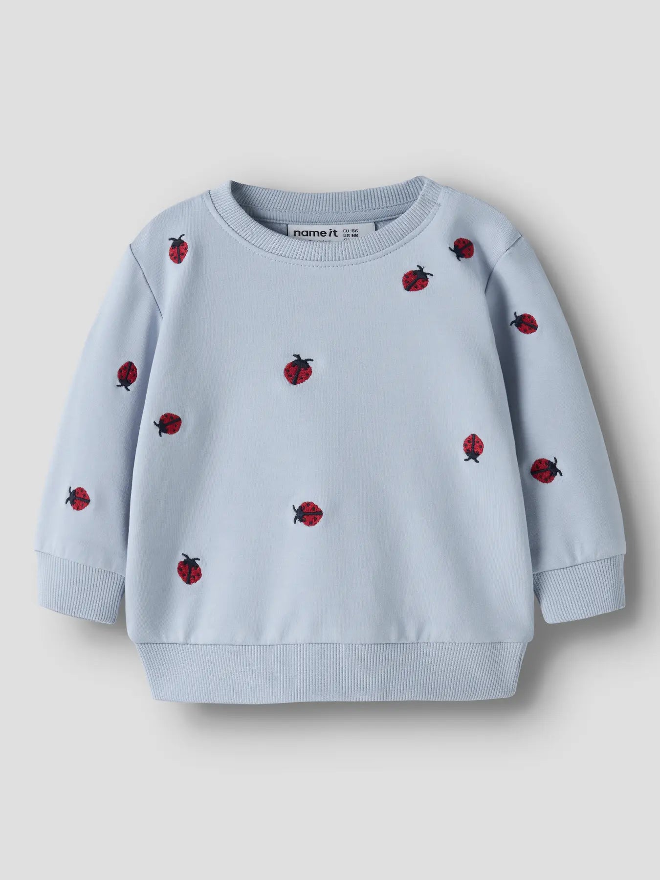 Sudadera Azul Mariquita Bebé