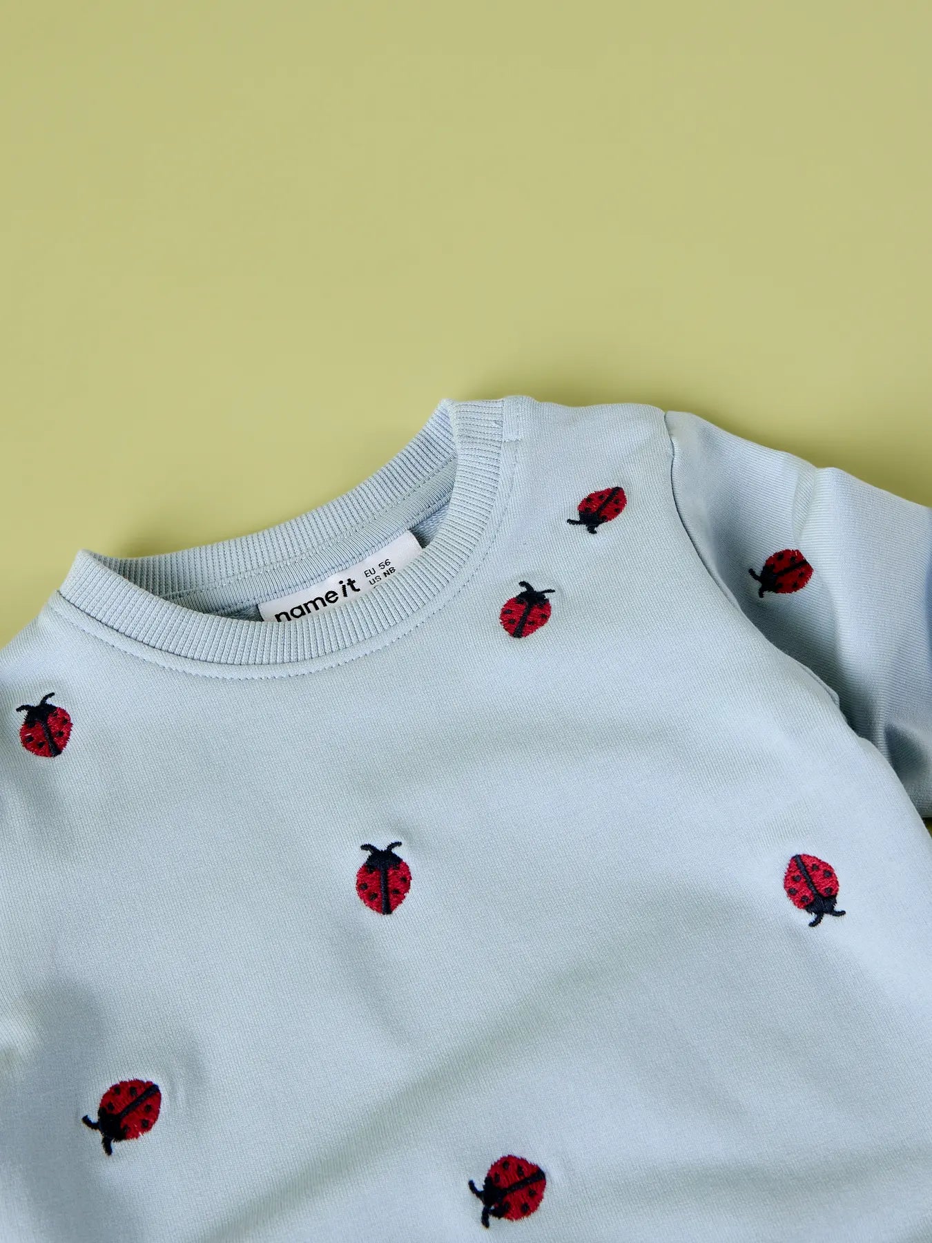 Sudadera Azul Mariquita Bebé