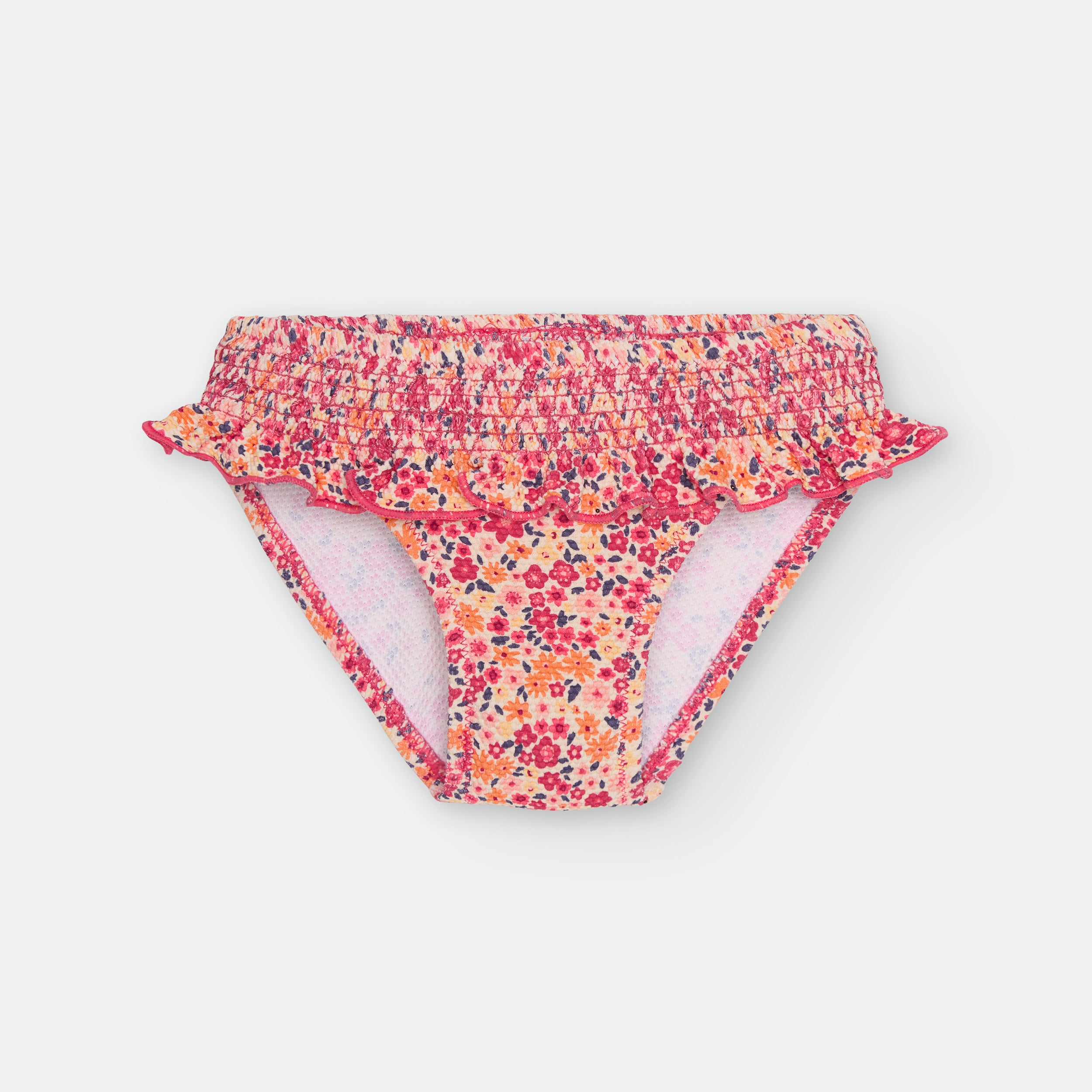 Culetín Niña Florecitas Rojas