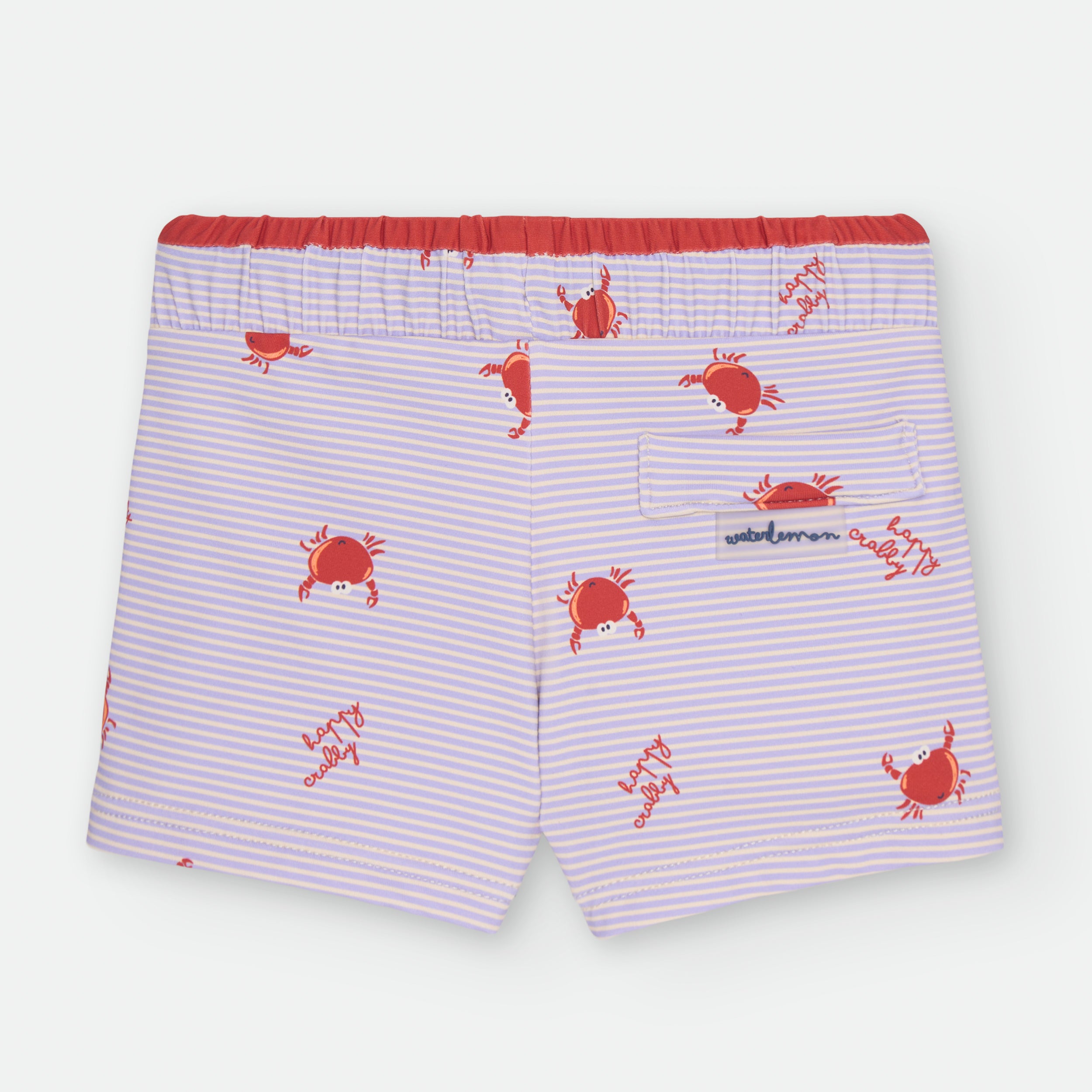 Bañador Ajustado Rayas Cangrejo