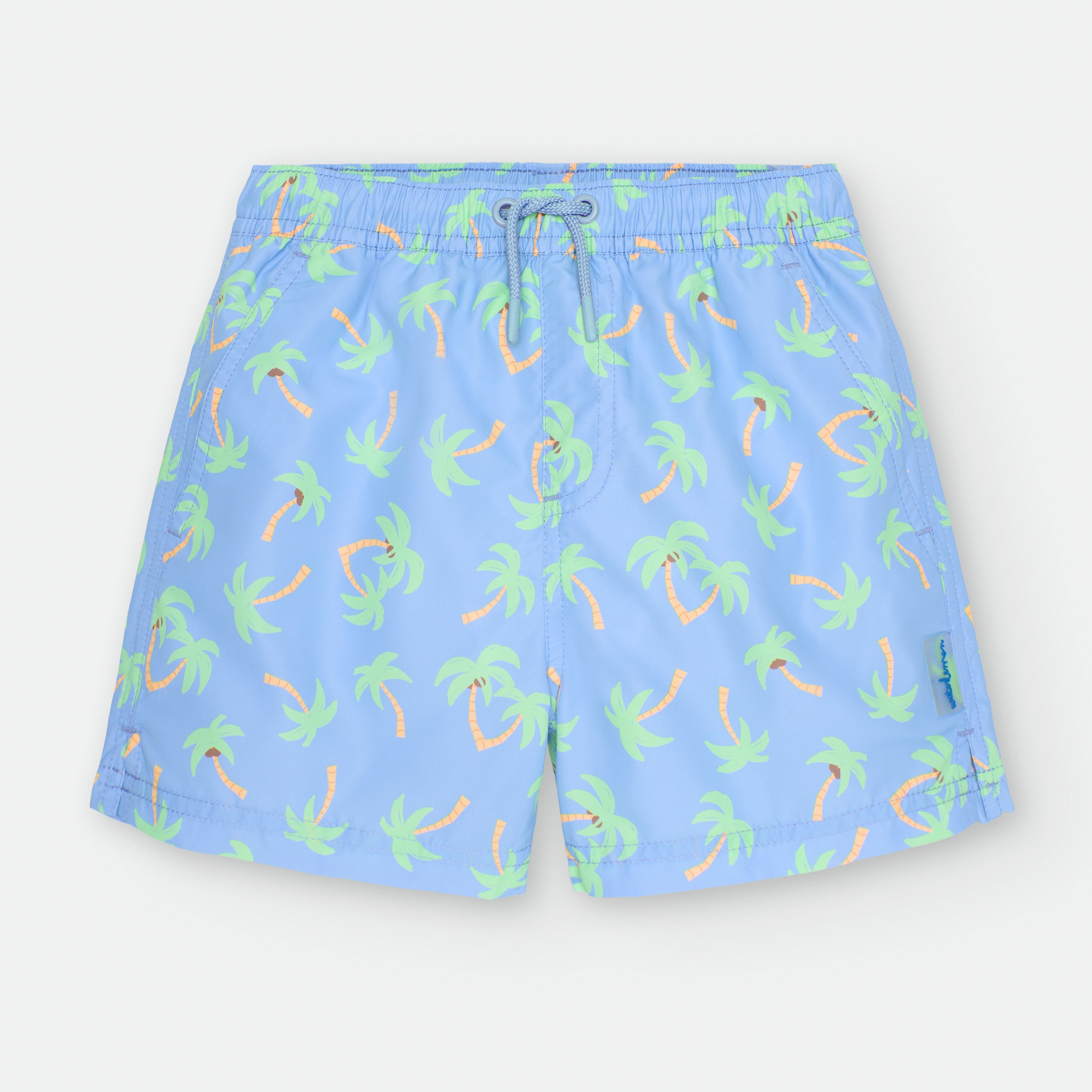 Bañador Palmeras Azul Niño