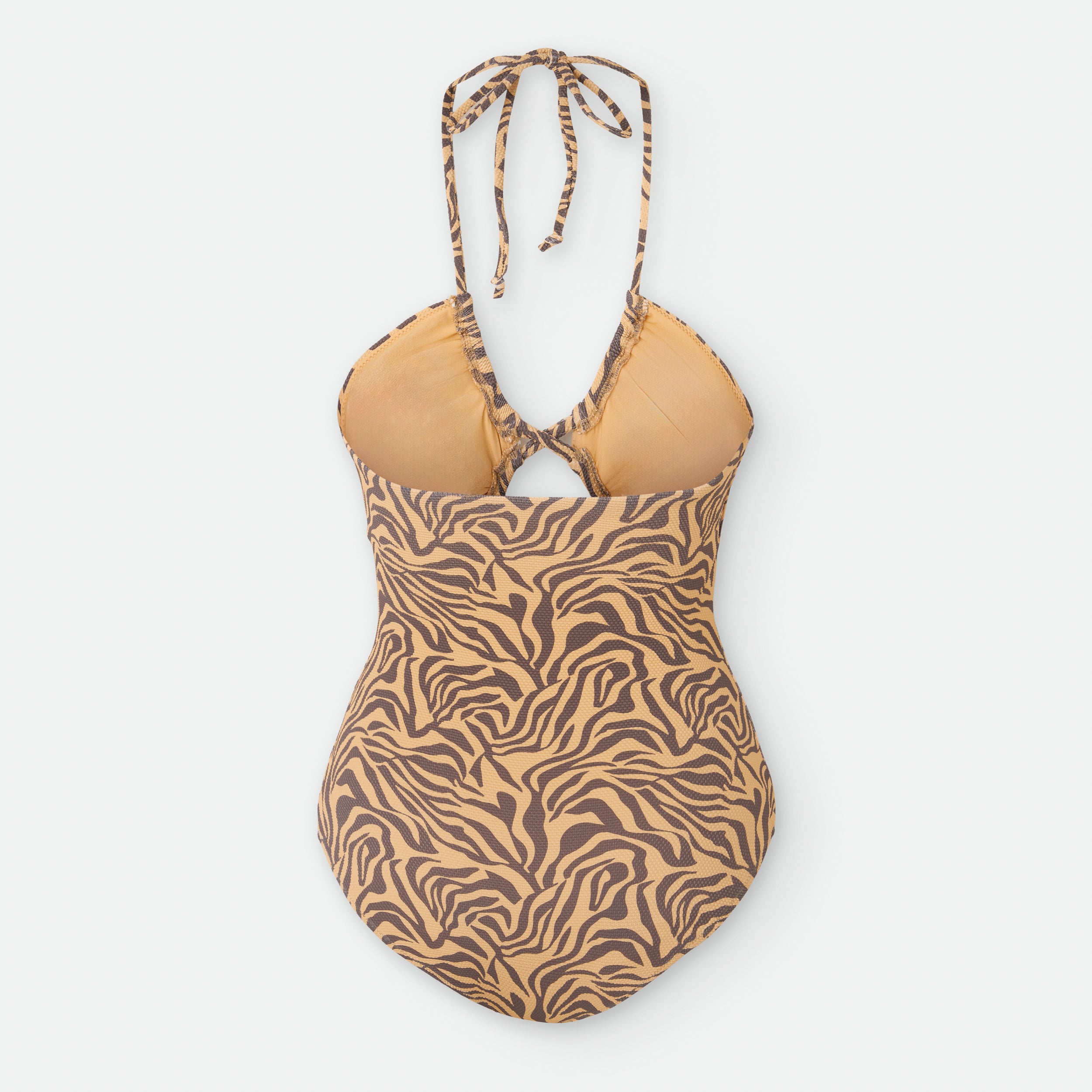 Bañador Bicolor Marrón/Naranja