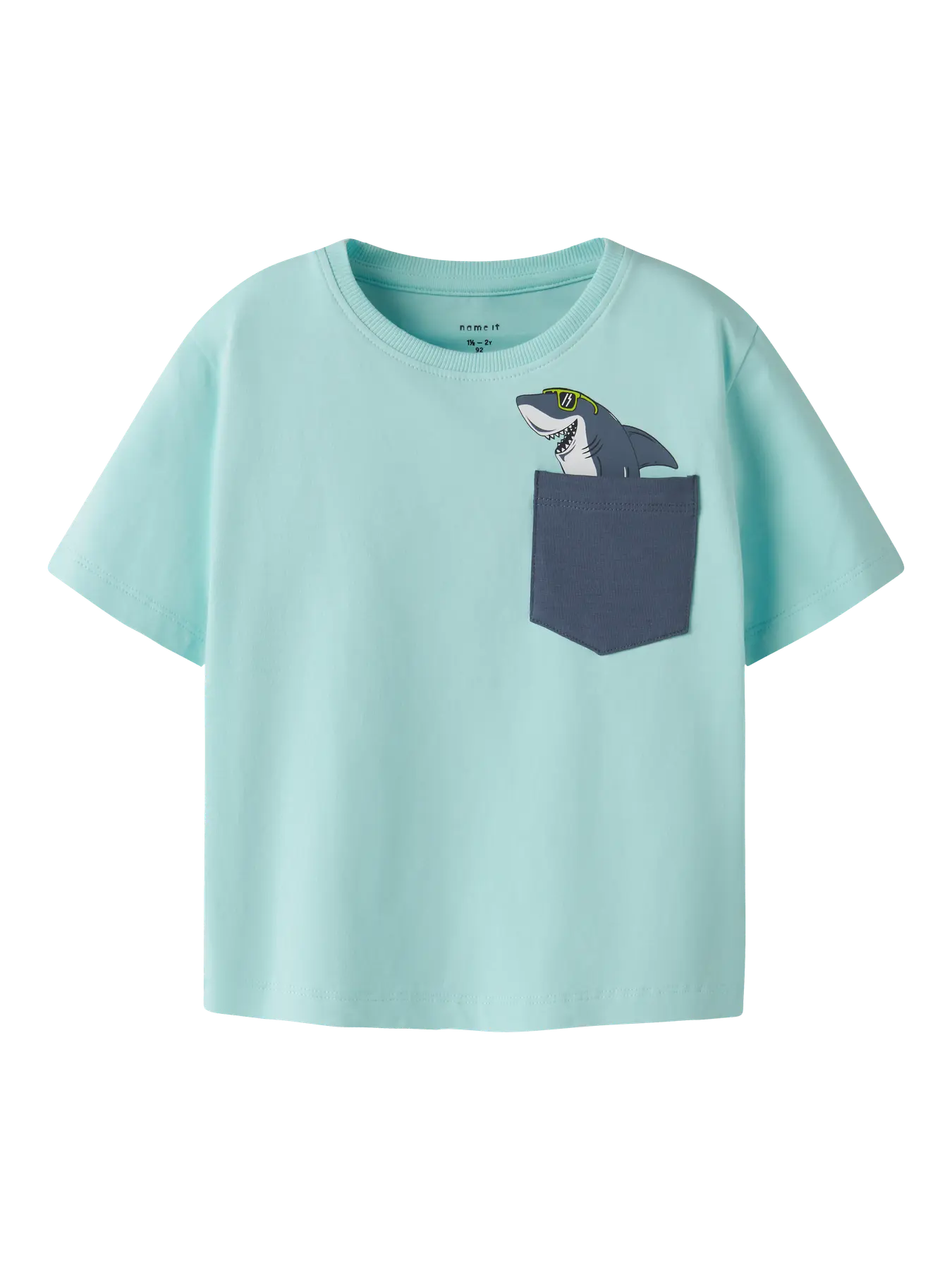 Camiseta Tiburón Turquesa Mini