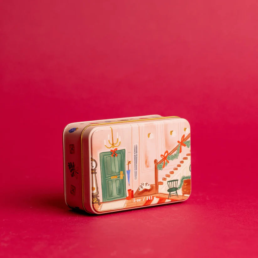 Vela Lata Navidad Escaleras- Wassail