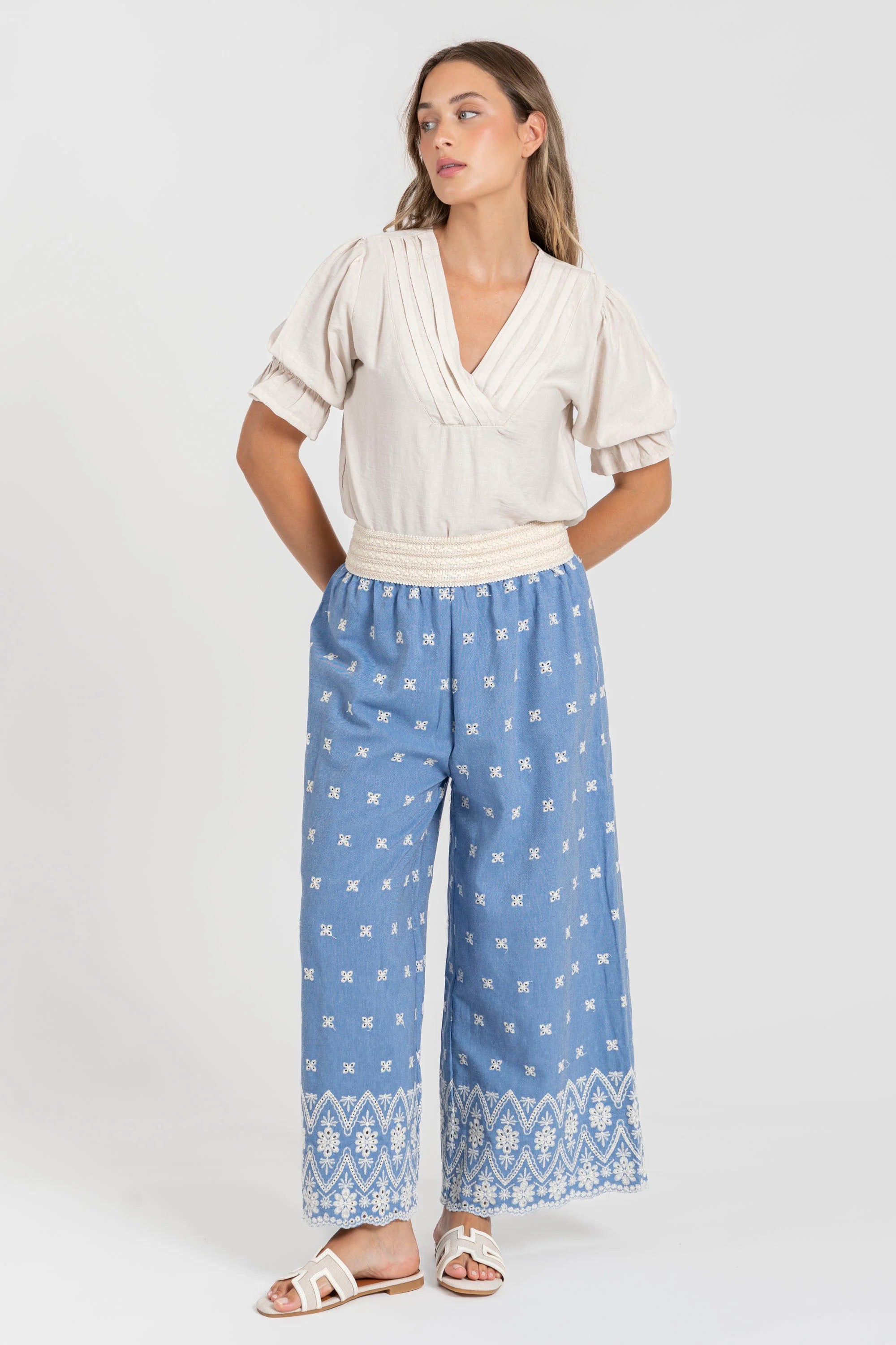 Pantalón Grecia Bordados
