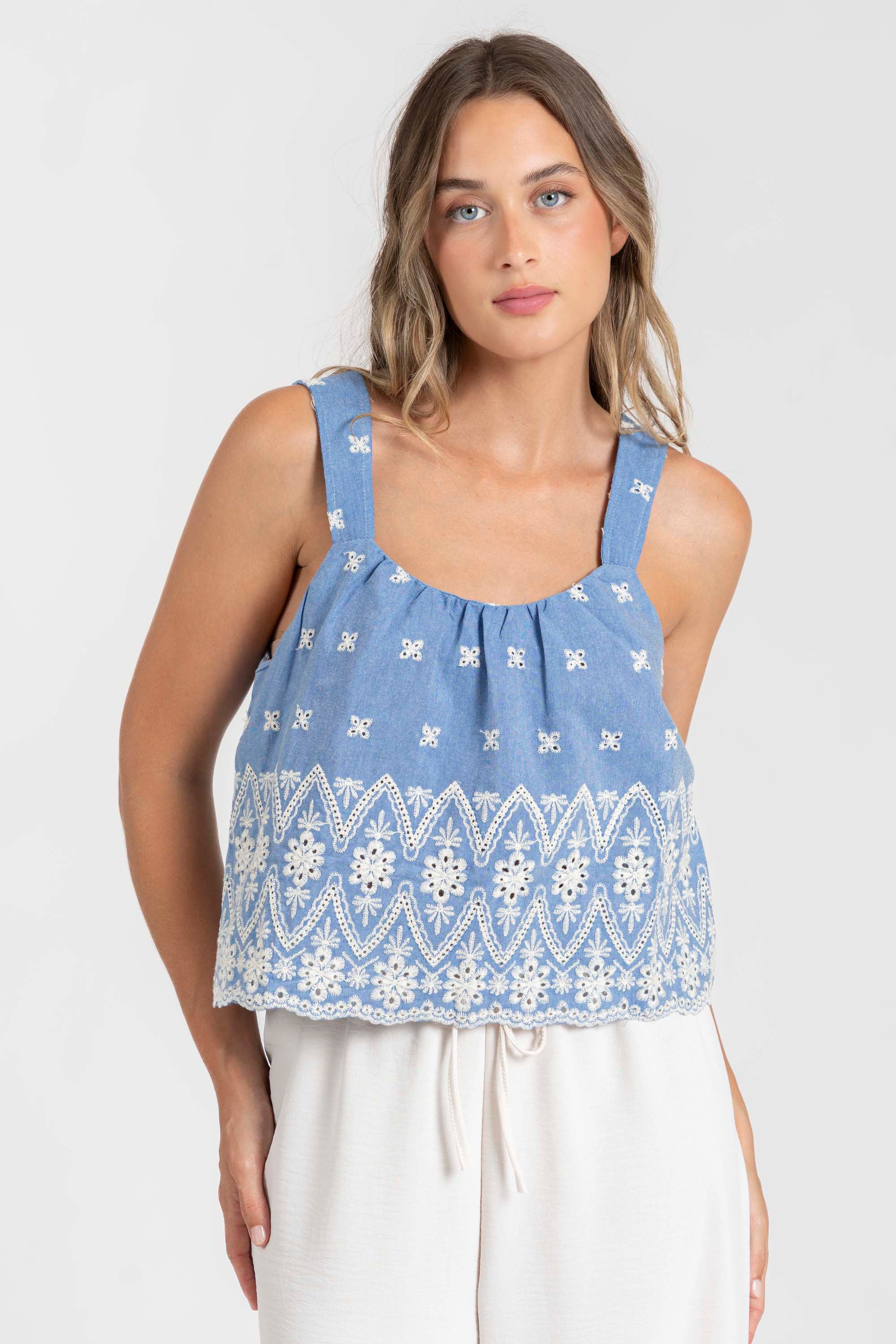 Top Grecia Bordados