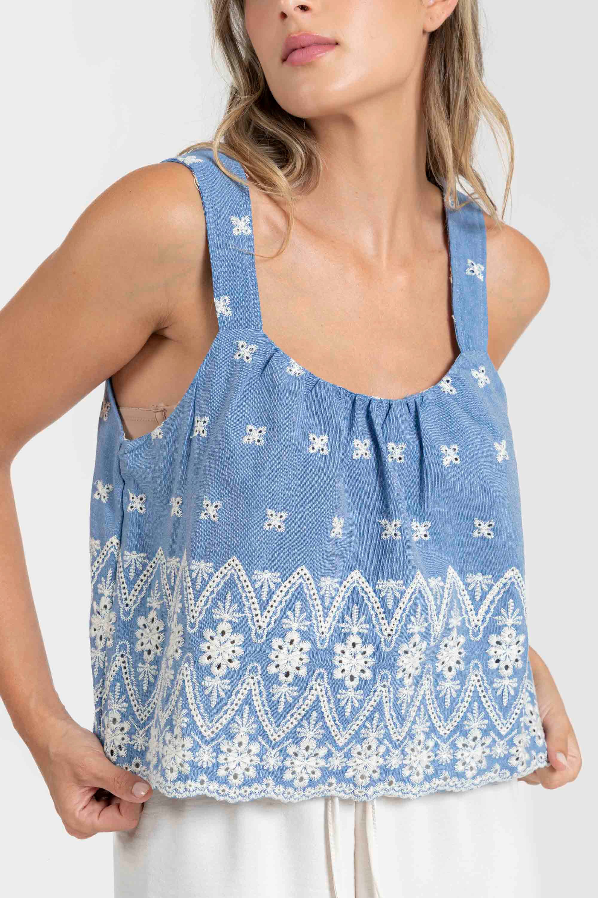 Top Grecia Bordados