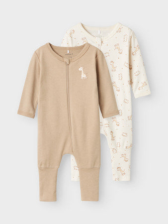 Pack2 Pijamas Cremallera Sin Pies