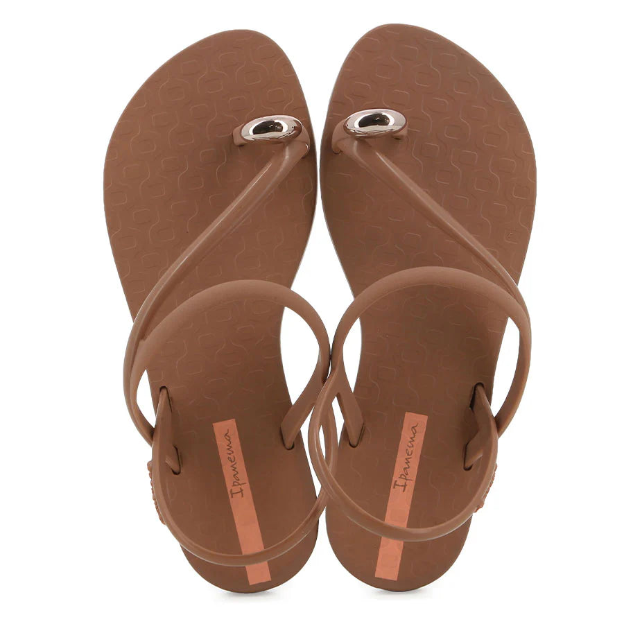 SANDALIA IPANEMA GLAM ANILLO MARRÓN