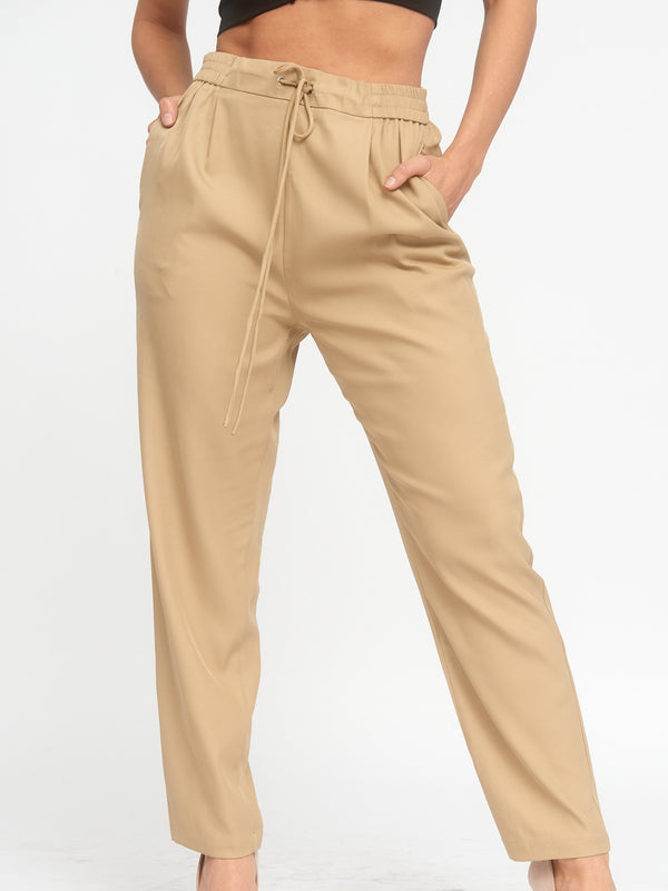 Pantalón Goma Camel