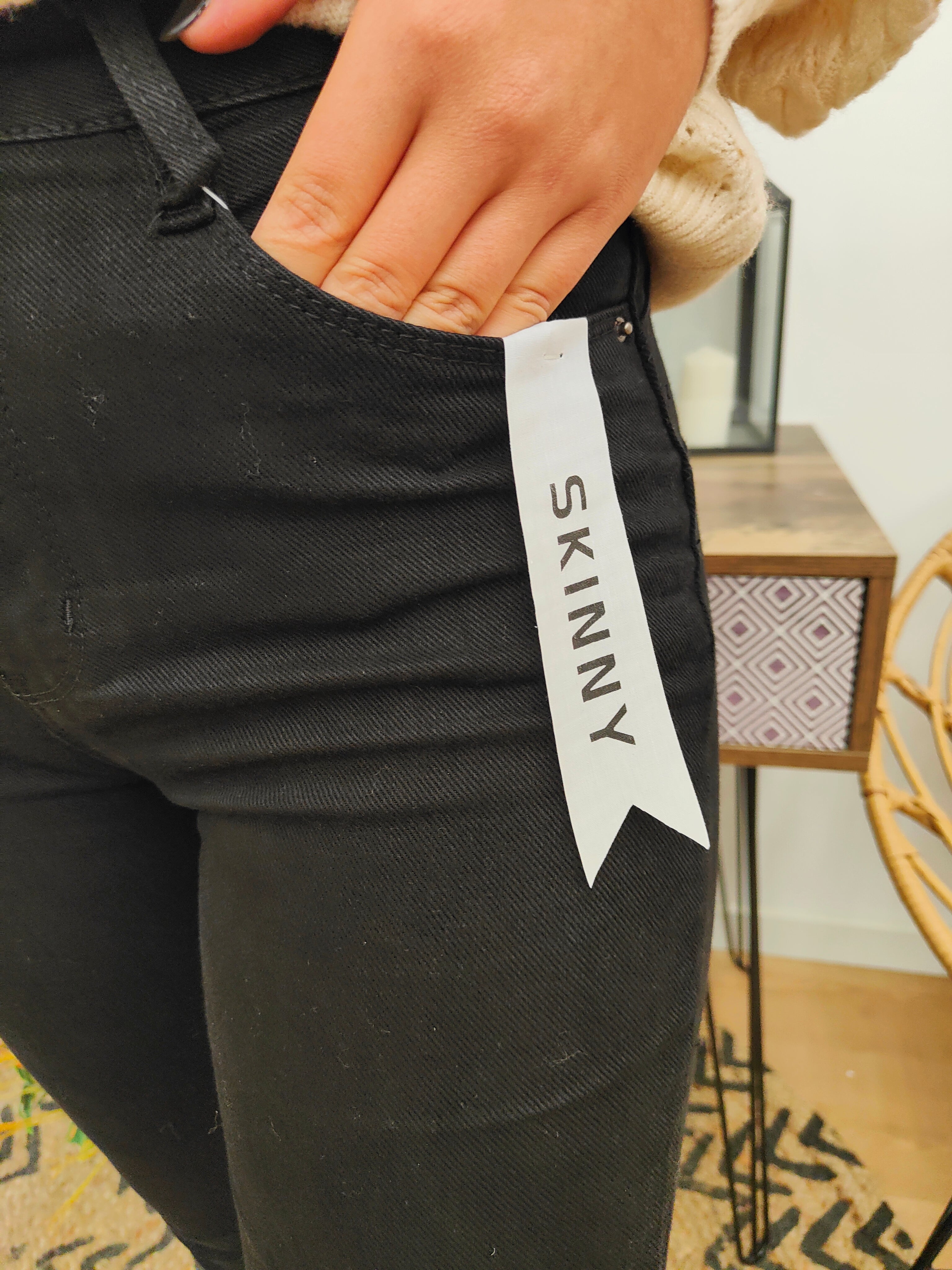 Jeans Skinny Negro