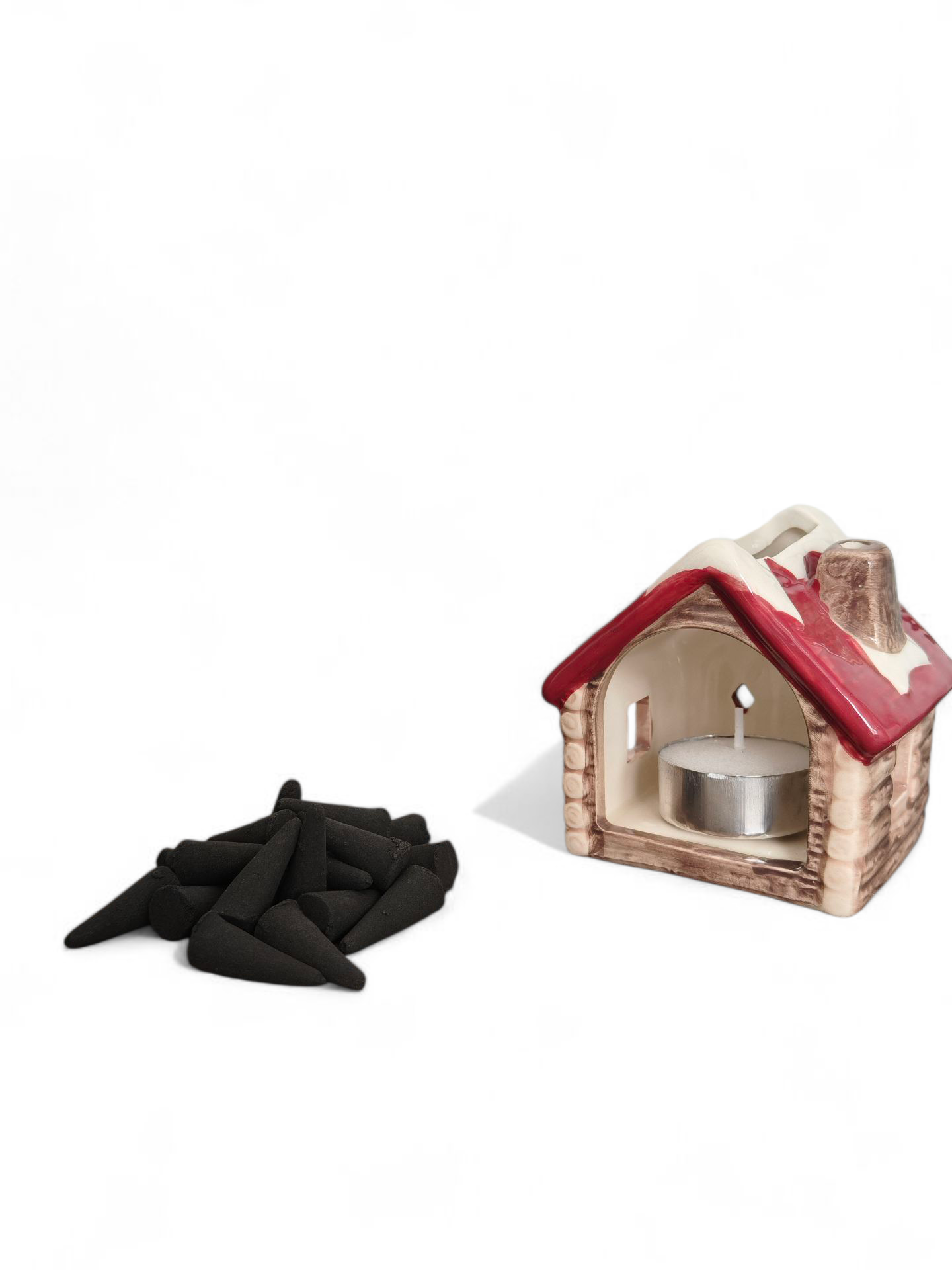 Casita Alpes Portavelas e Incienso