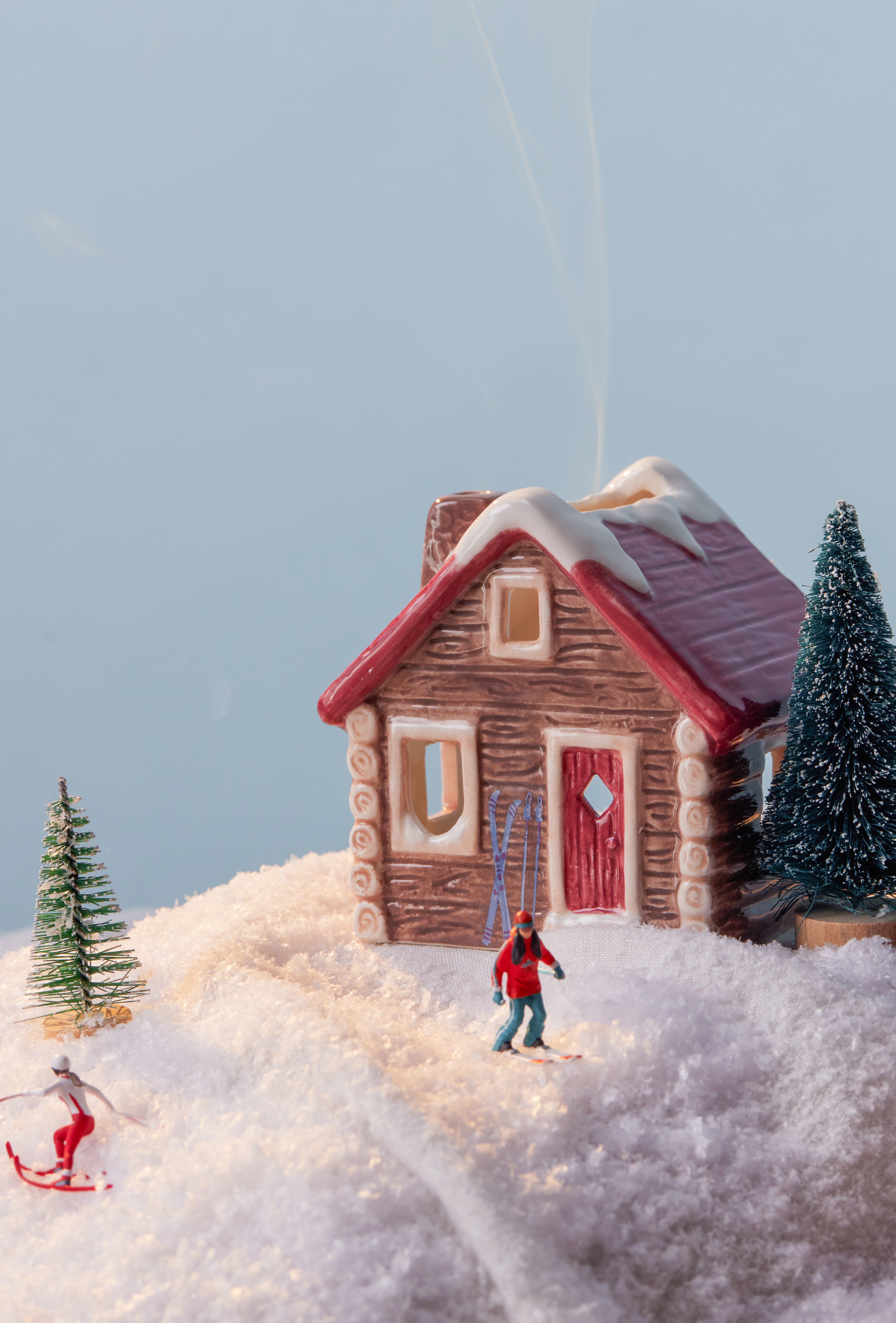 Casita Alpes Portavelas e Incienso