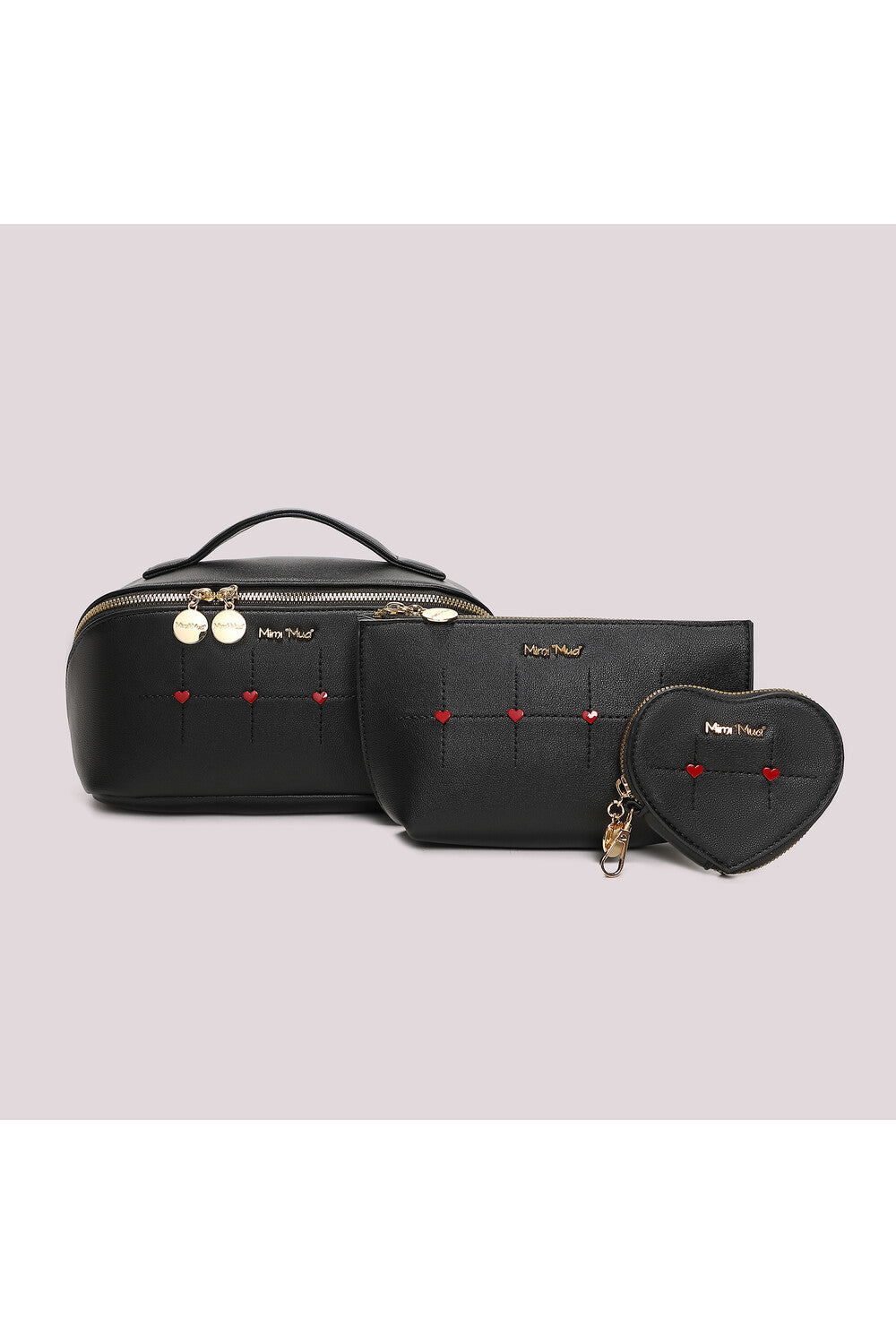 Neceser pack de 3 Mimì-Muà Negro
