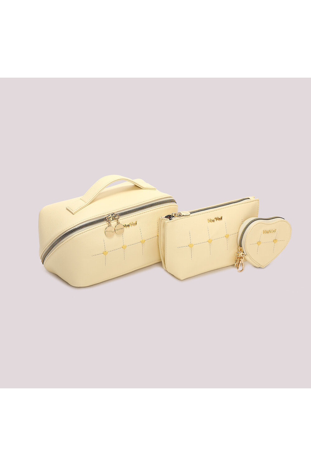 Neceser pack de 3 Mimì-Muà Amarillo