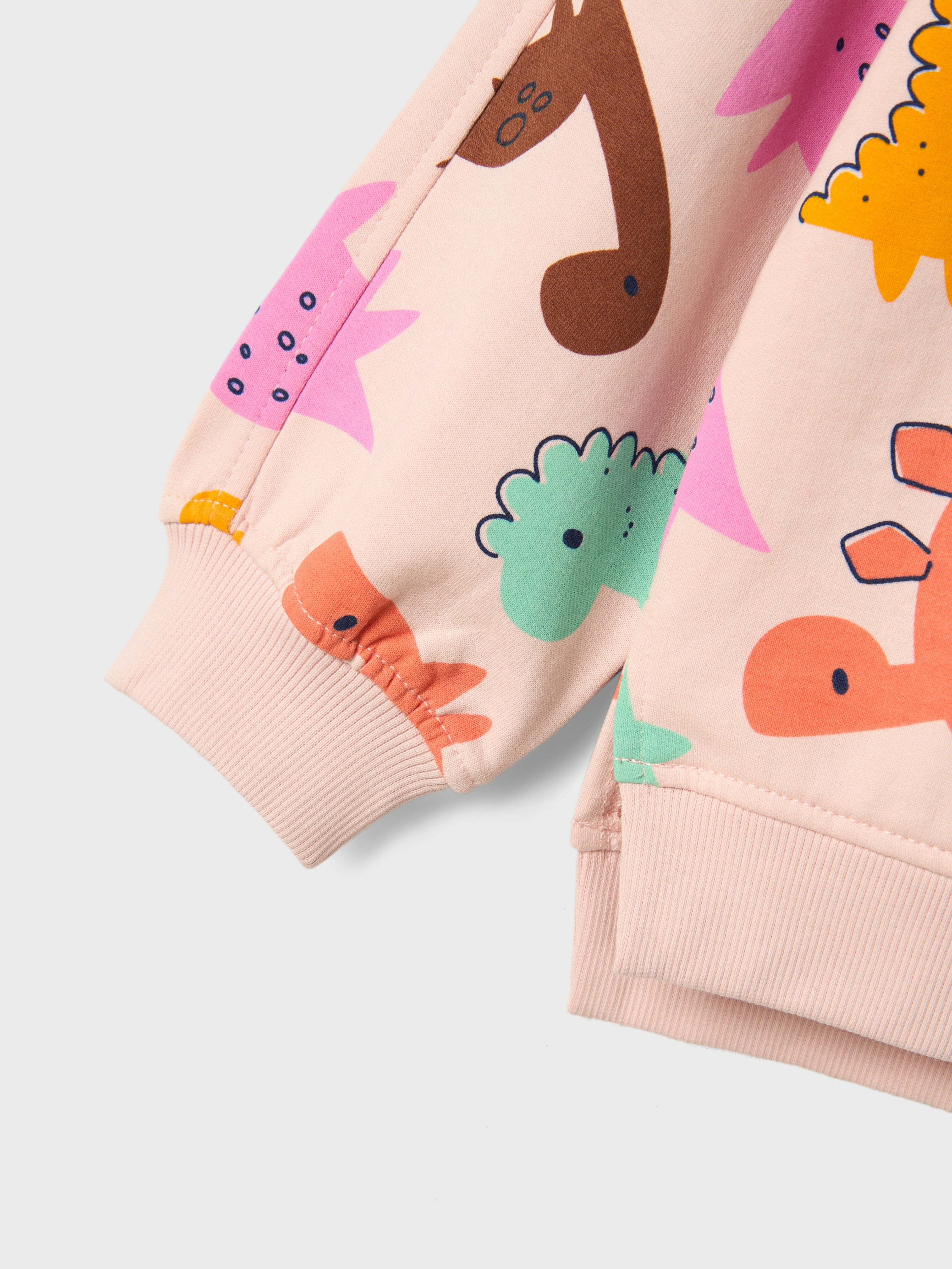 Sudadera Nirana Dinos Rosa Mini