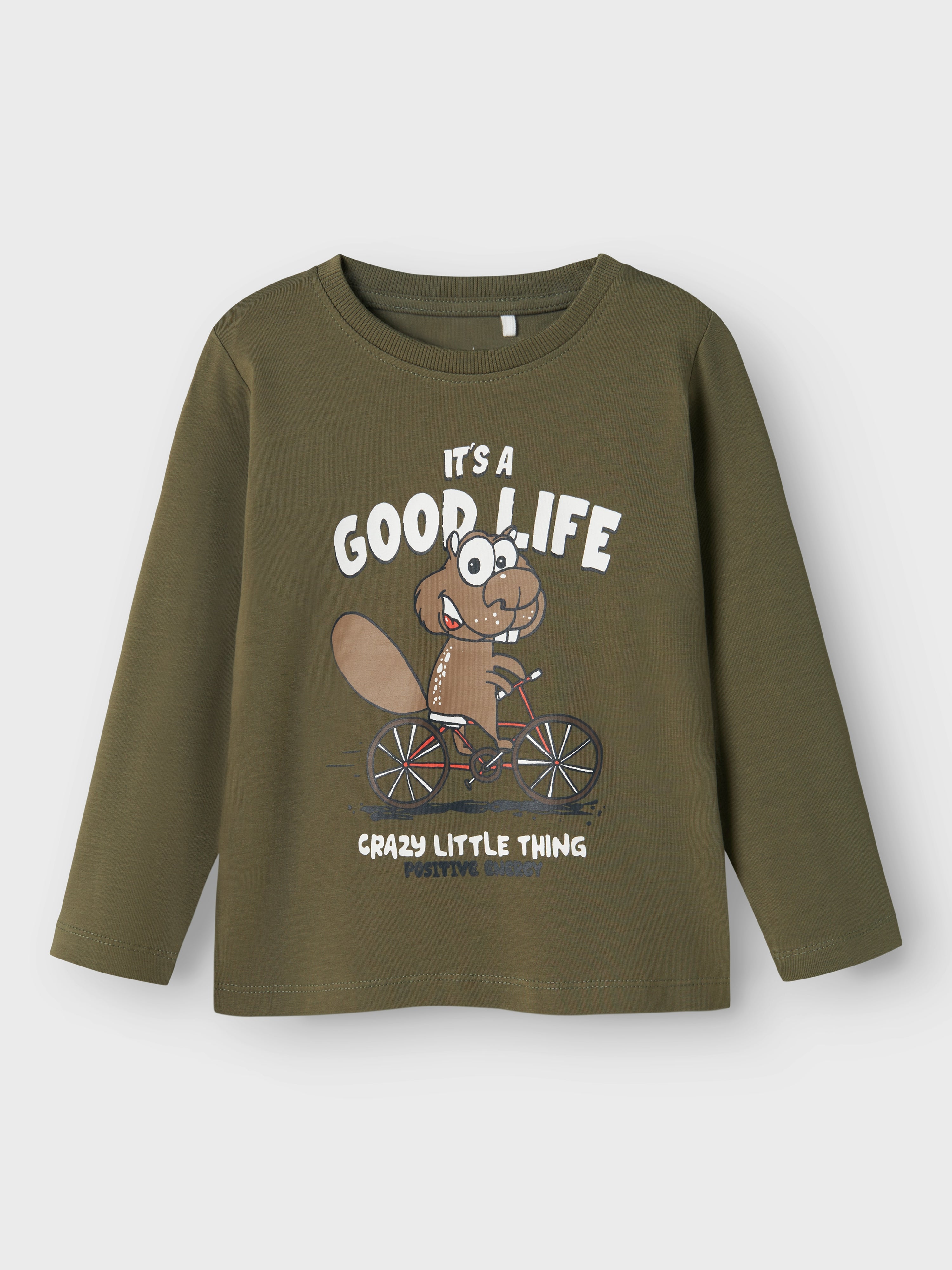 Camiseta Ardilla Verde Junior