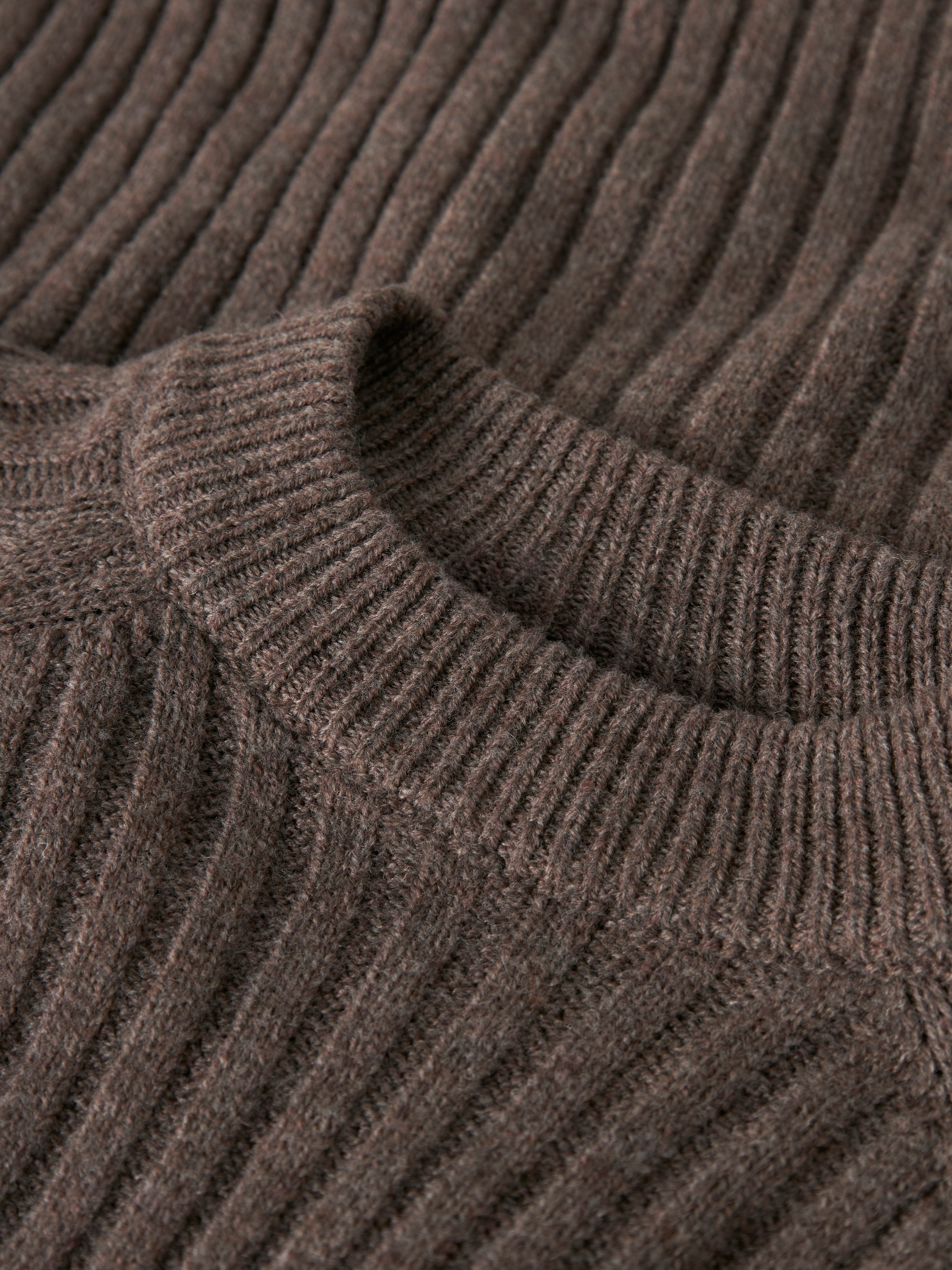 Jersey Crop Chocolate Mini