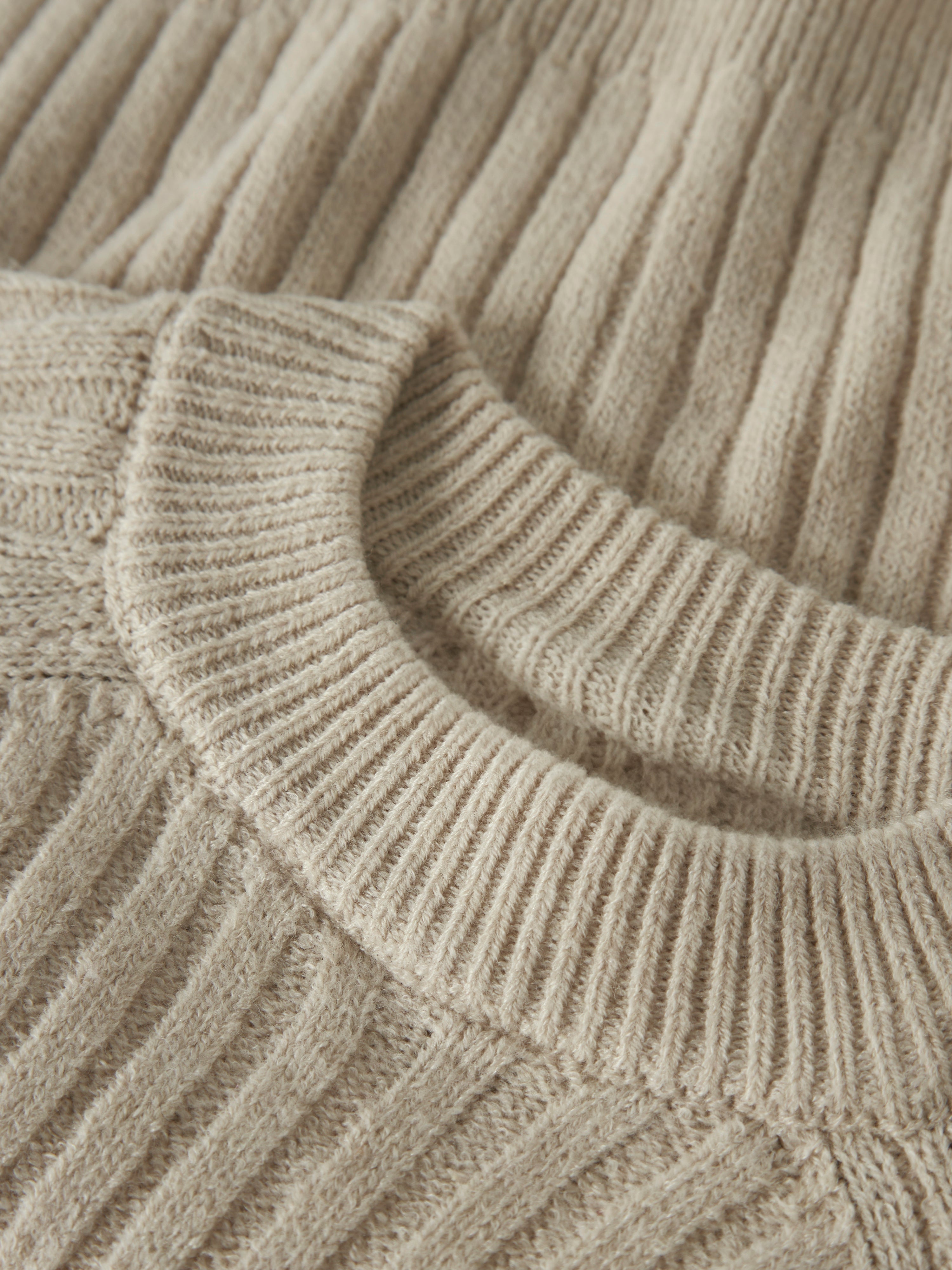 Jersey Crop Beige Mini