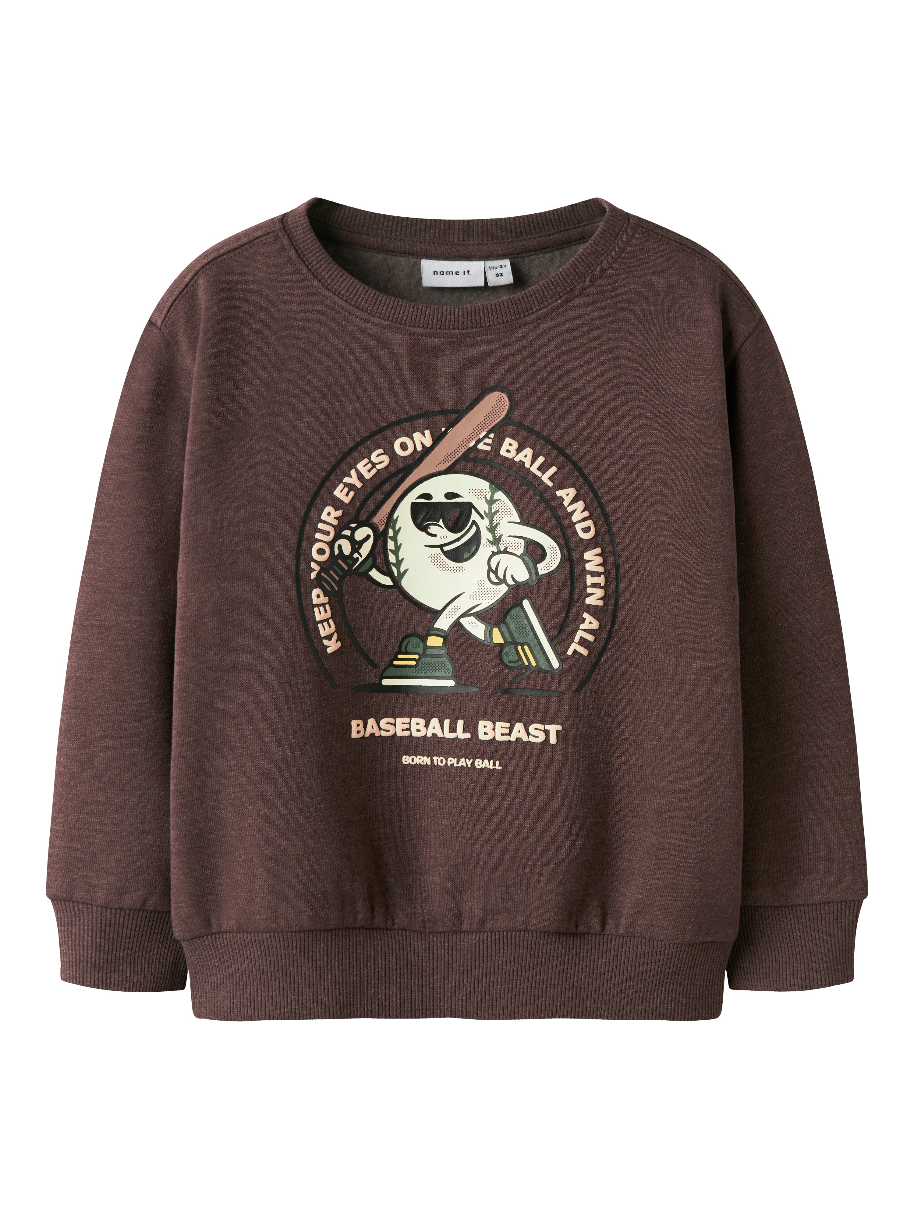 Sudadera Baseball Chocolate Mini