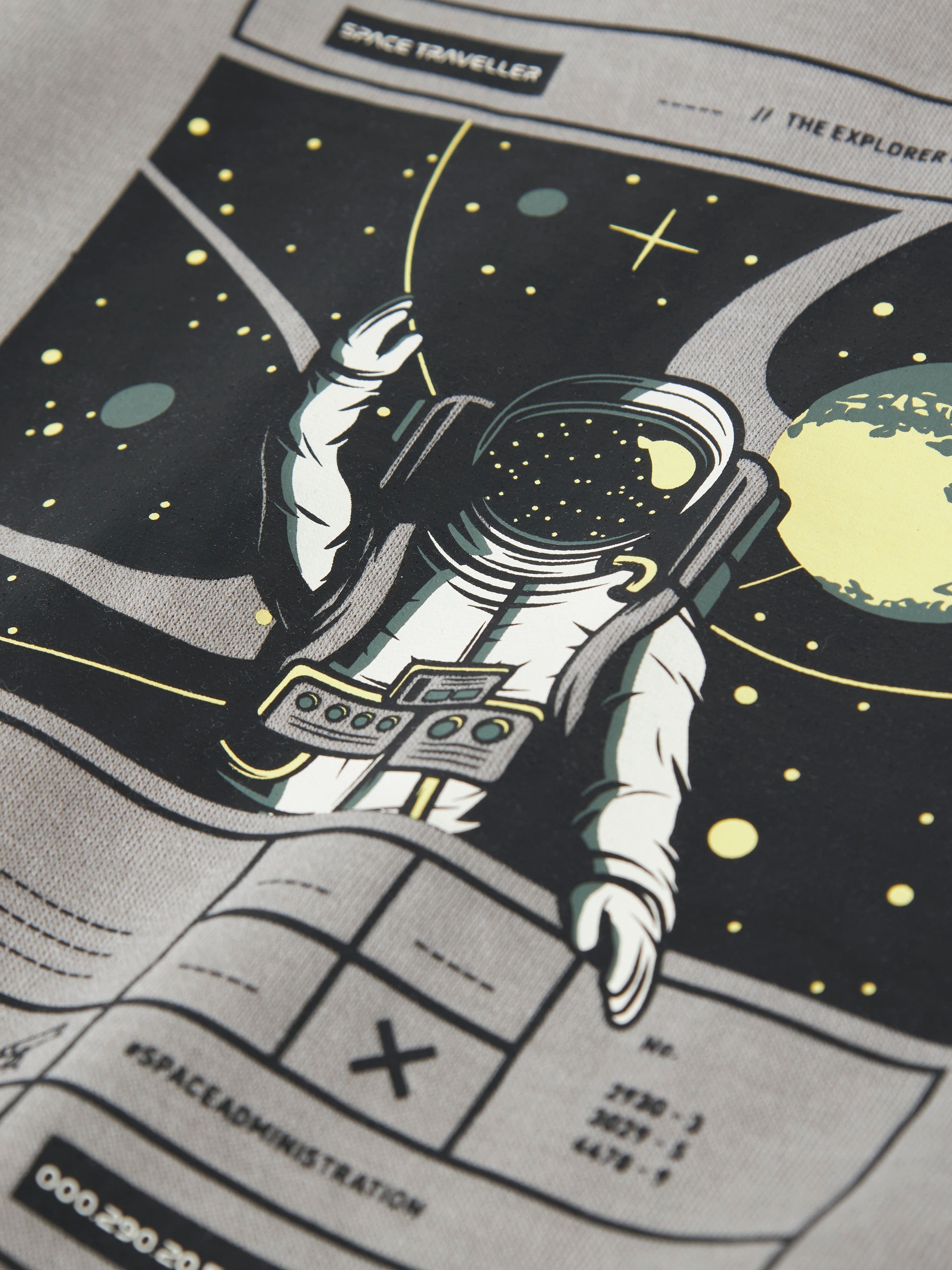 Sudadera Astronauta Gris Mini