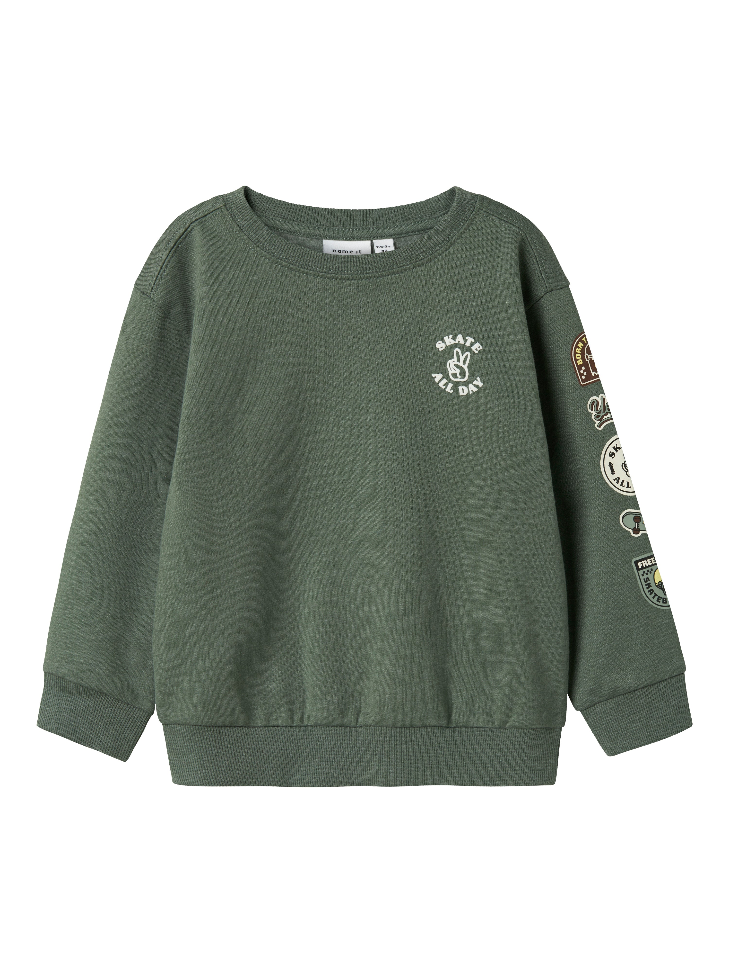 Sudadera Skate Verde Mini