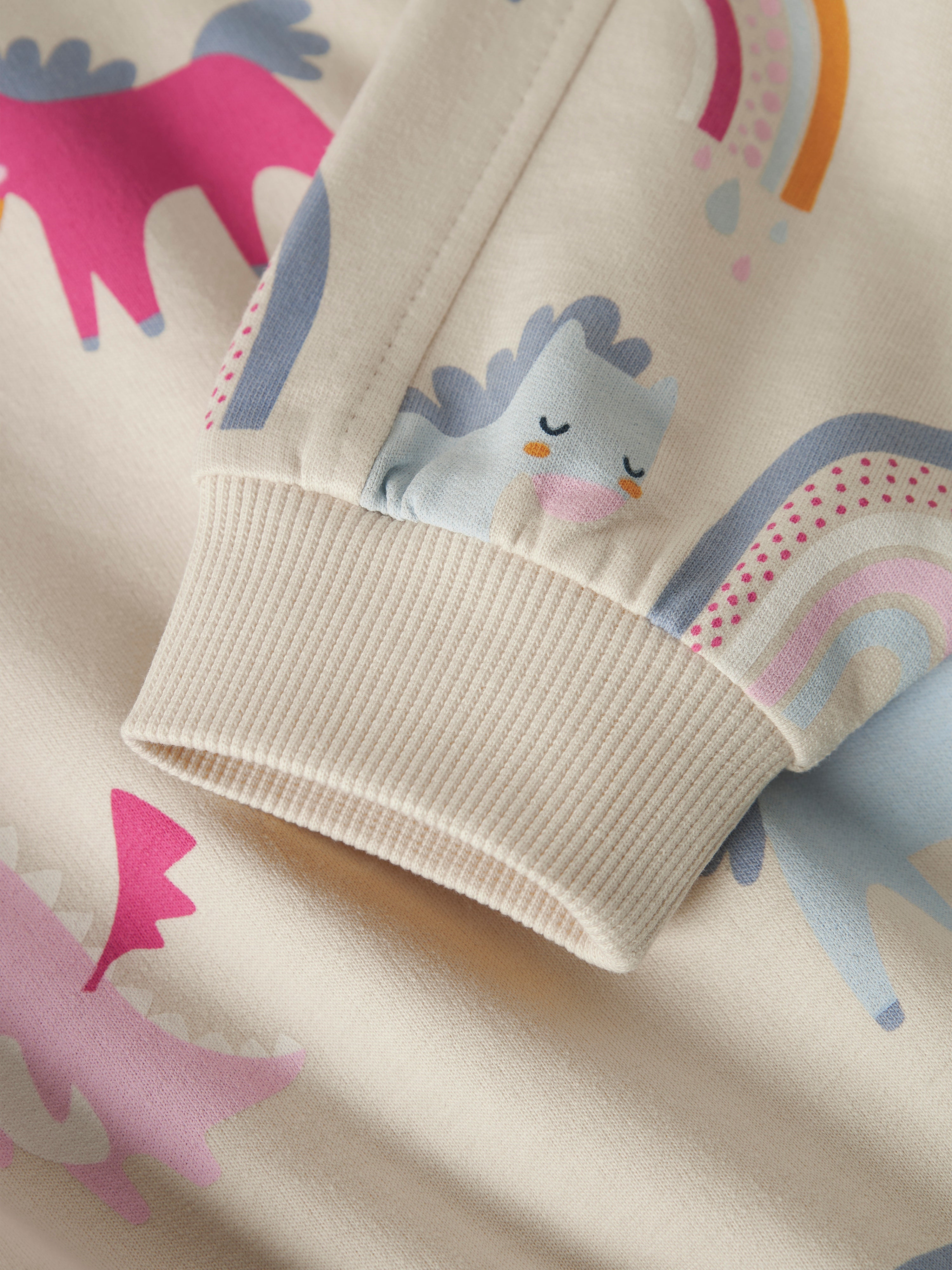 Sudadera Dinos Arcoíris Mini
