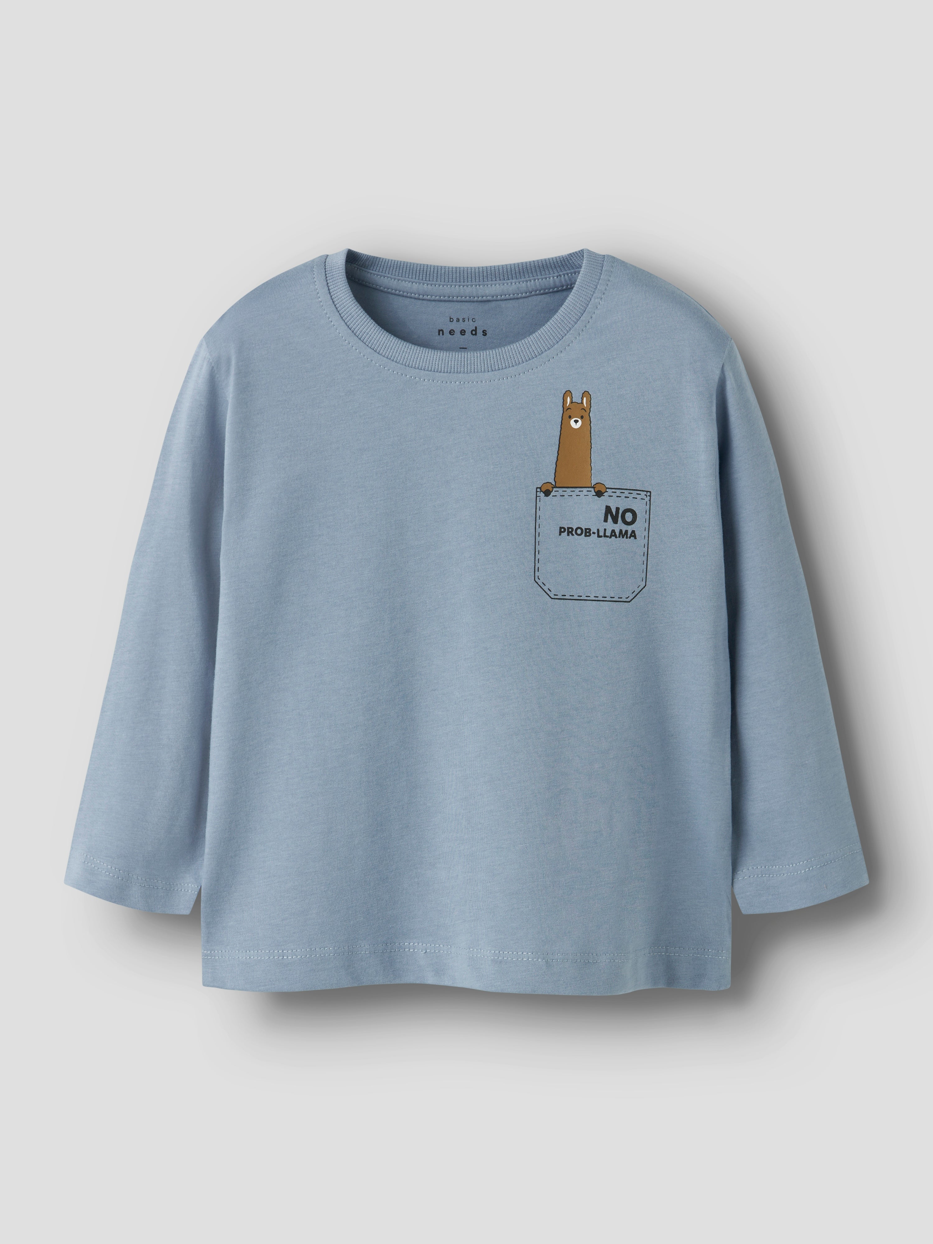 Camiseta Llama Azul Mini