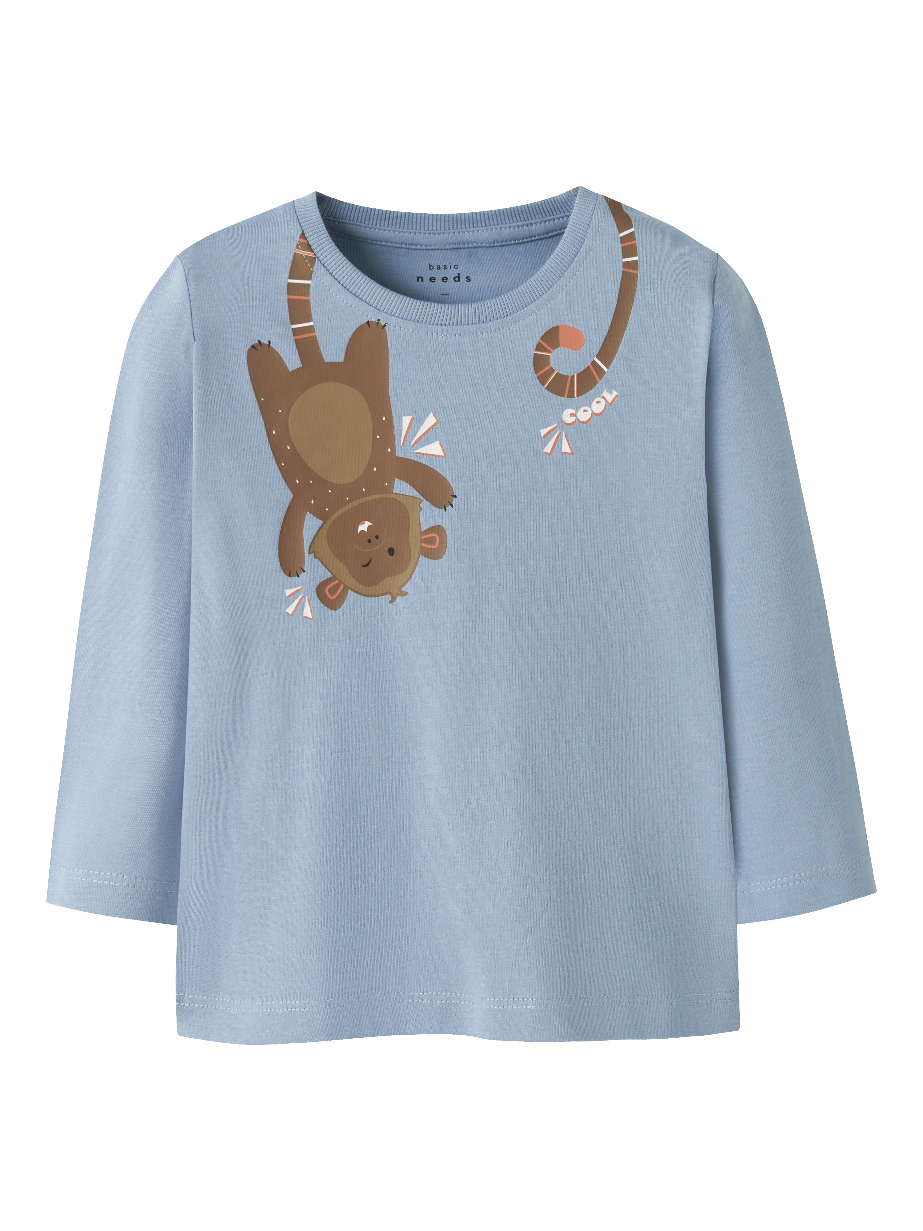 Camiseta Monkey Cool Azul Mini