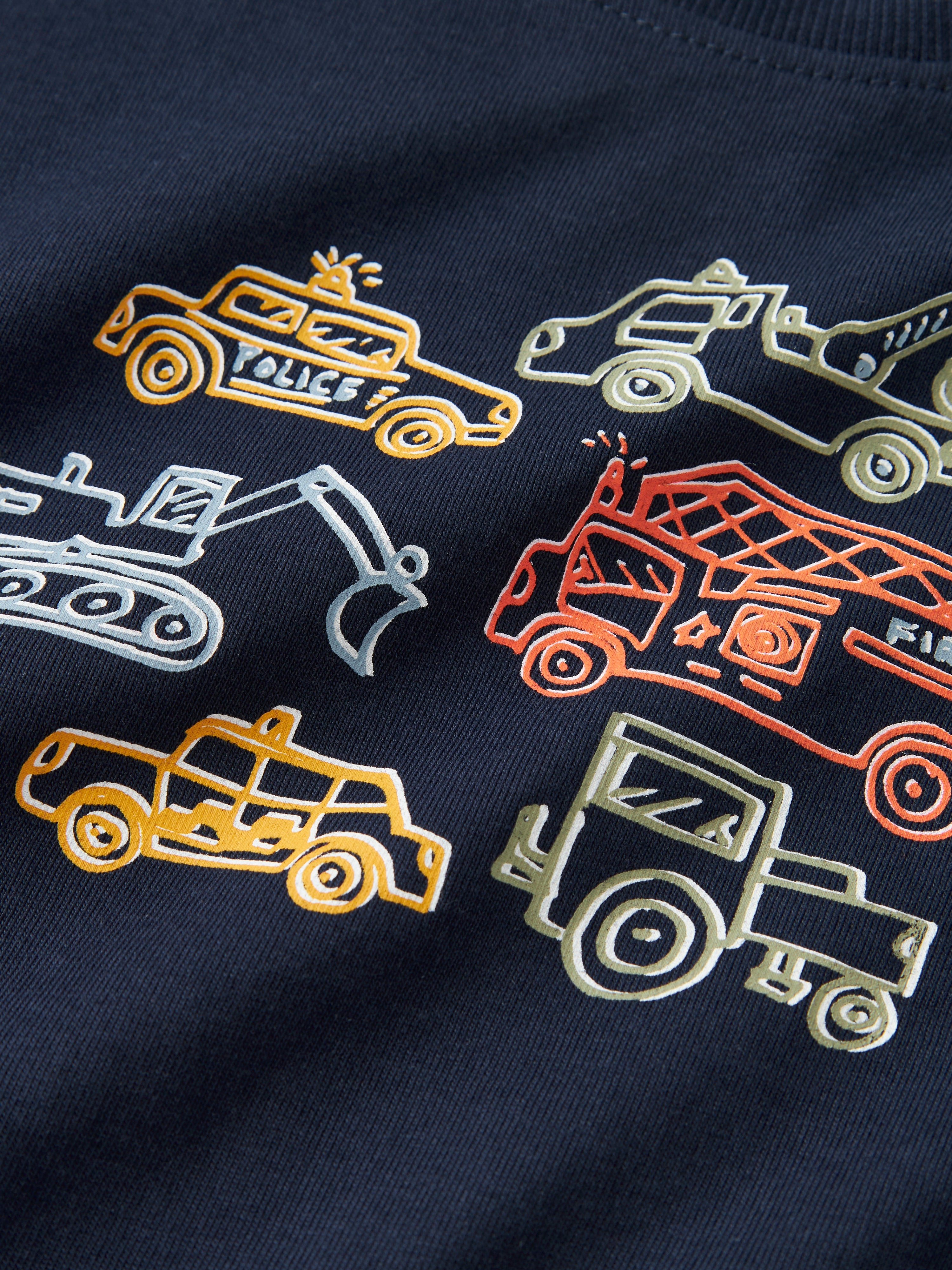 Camiseta Coches Marino Mini