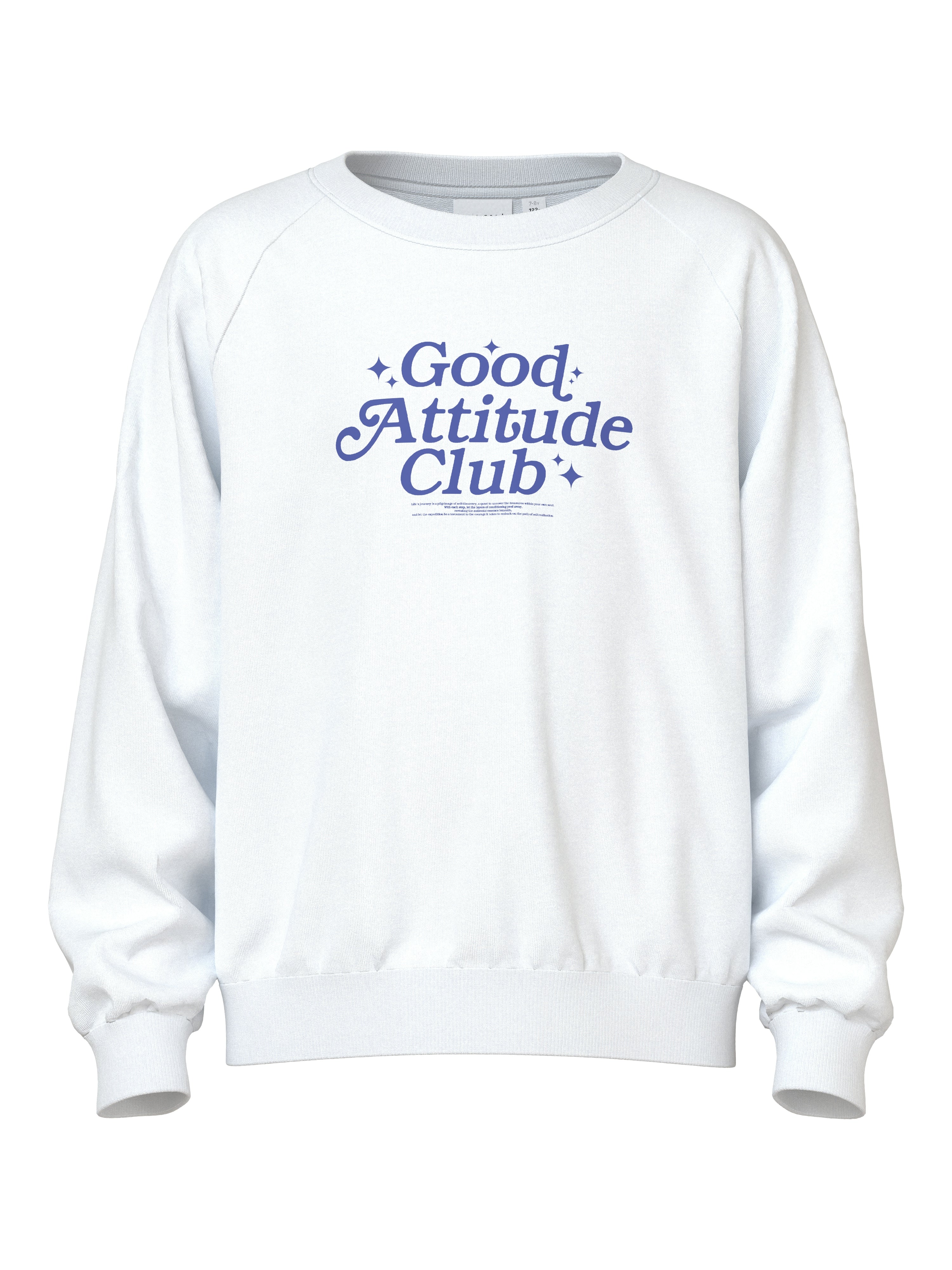 Sudadera Attitude Blanca Kid