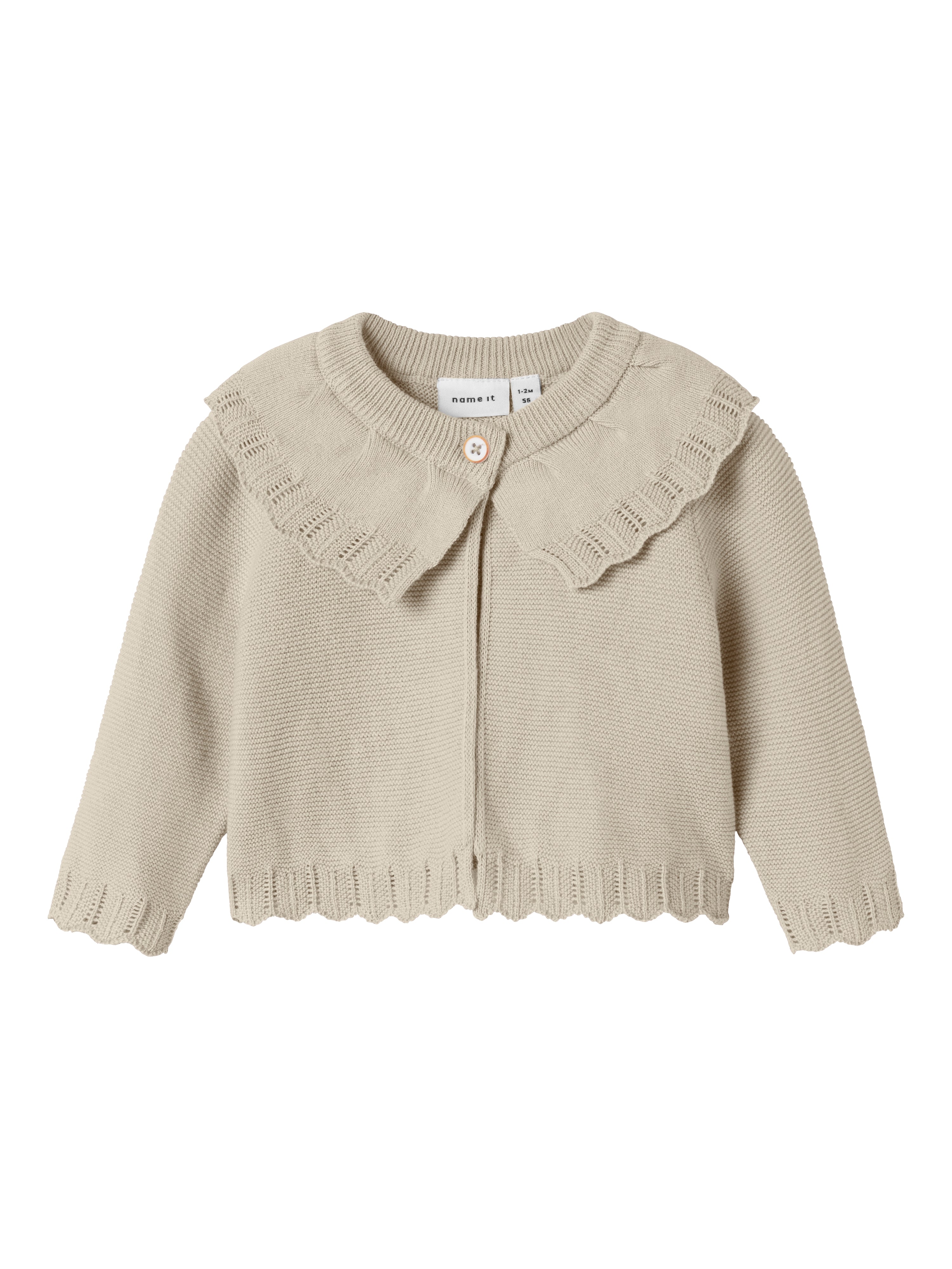 Cárdigan Calado Beige Bebé