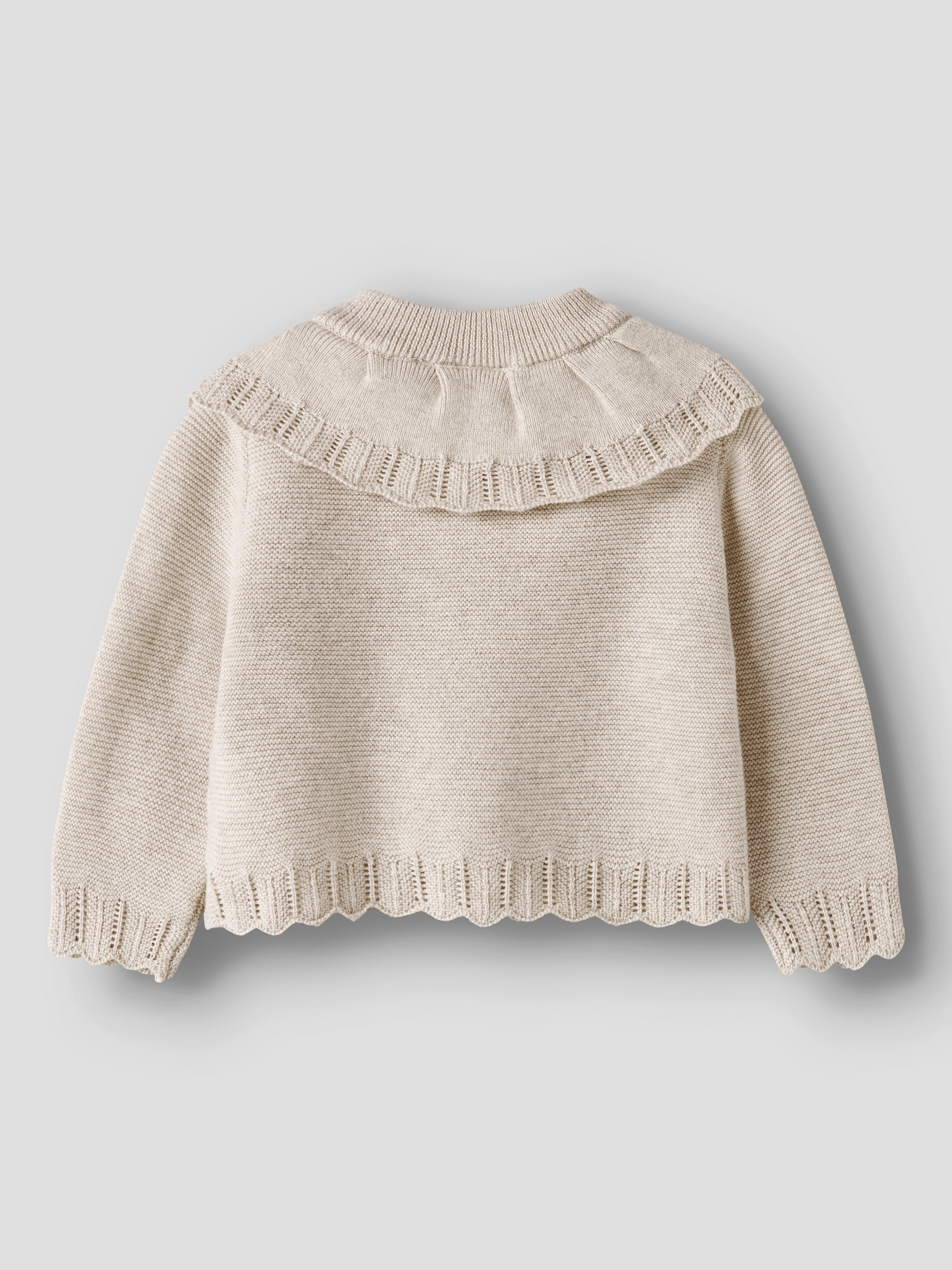 Cárdigan Calado Beige Bebé