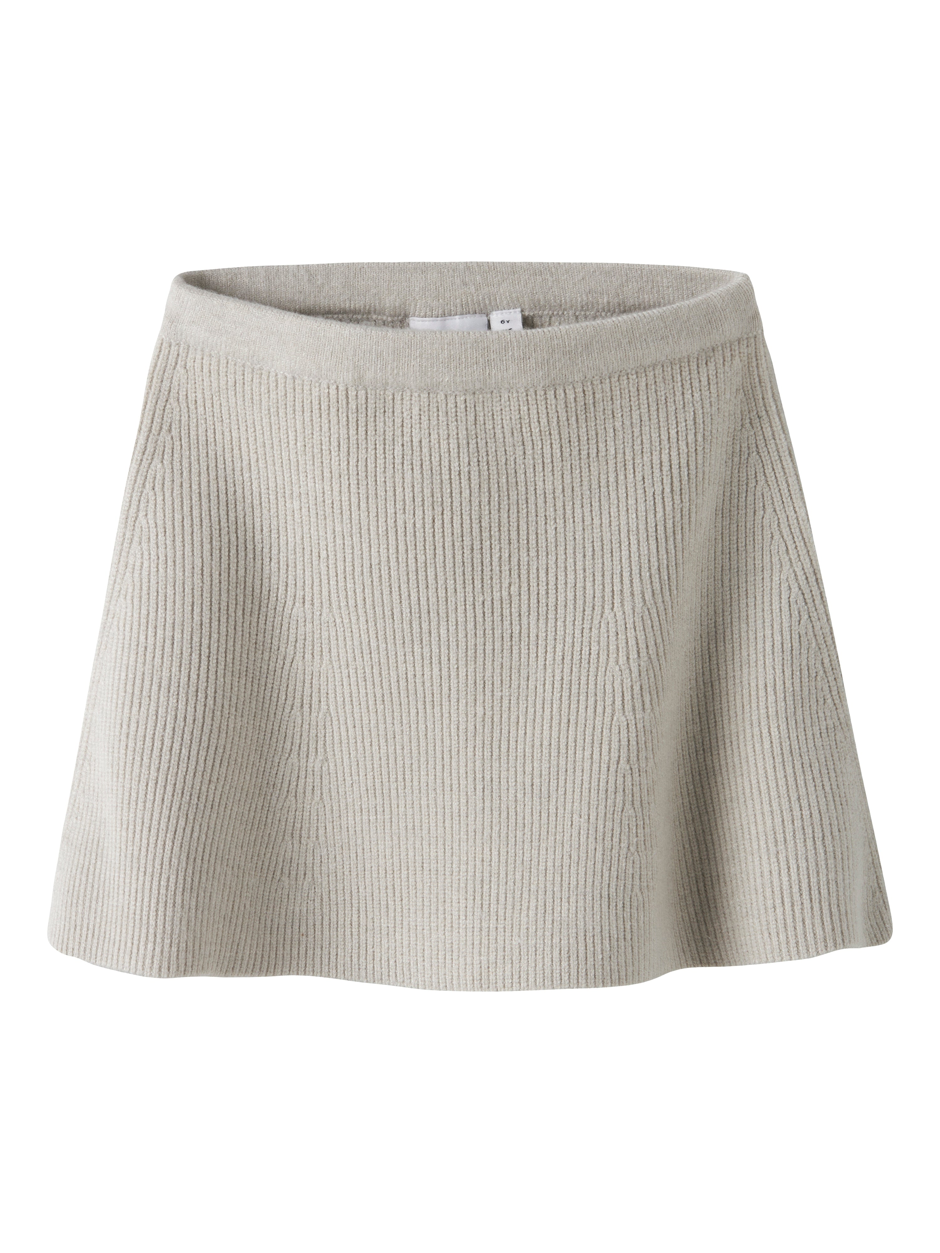 Falda Punto Beige Mini