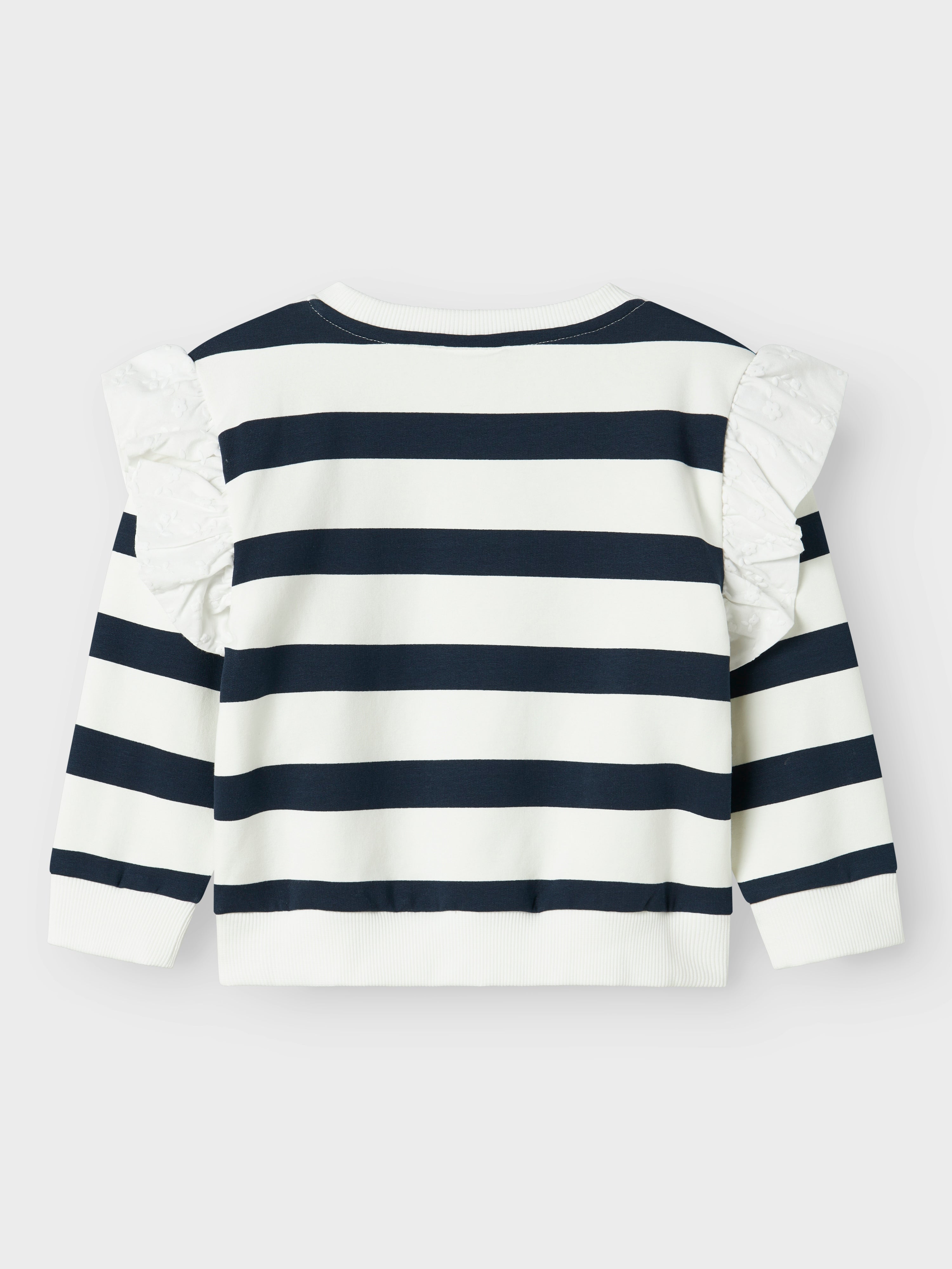 Sudadera Blanco/Marino Rayas Mini