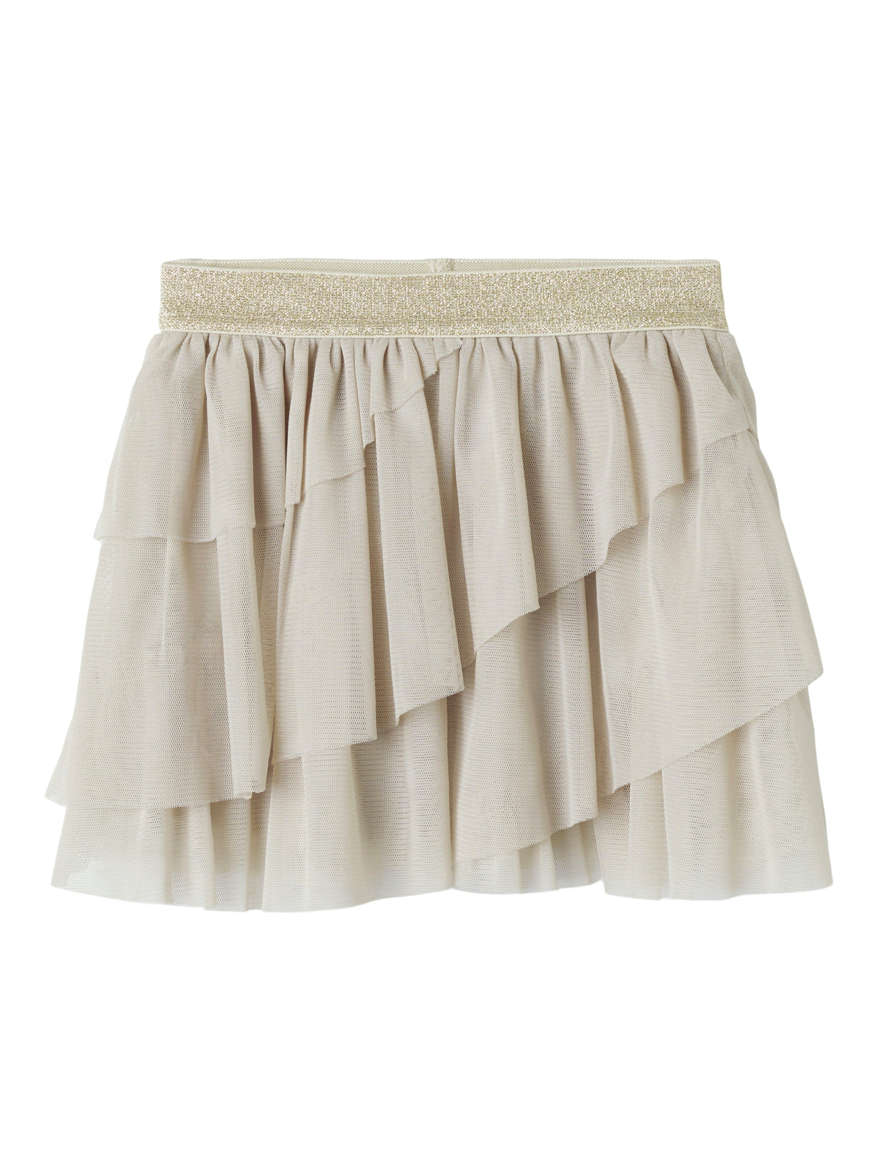 Falda Tul Beige Mini