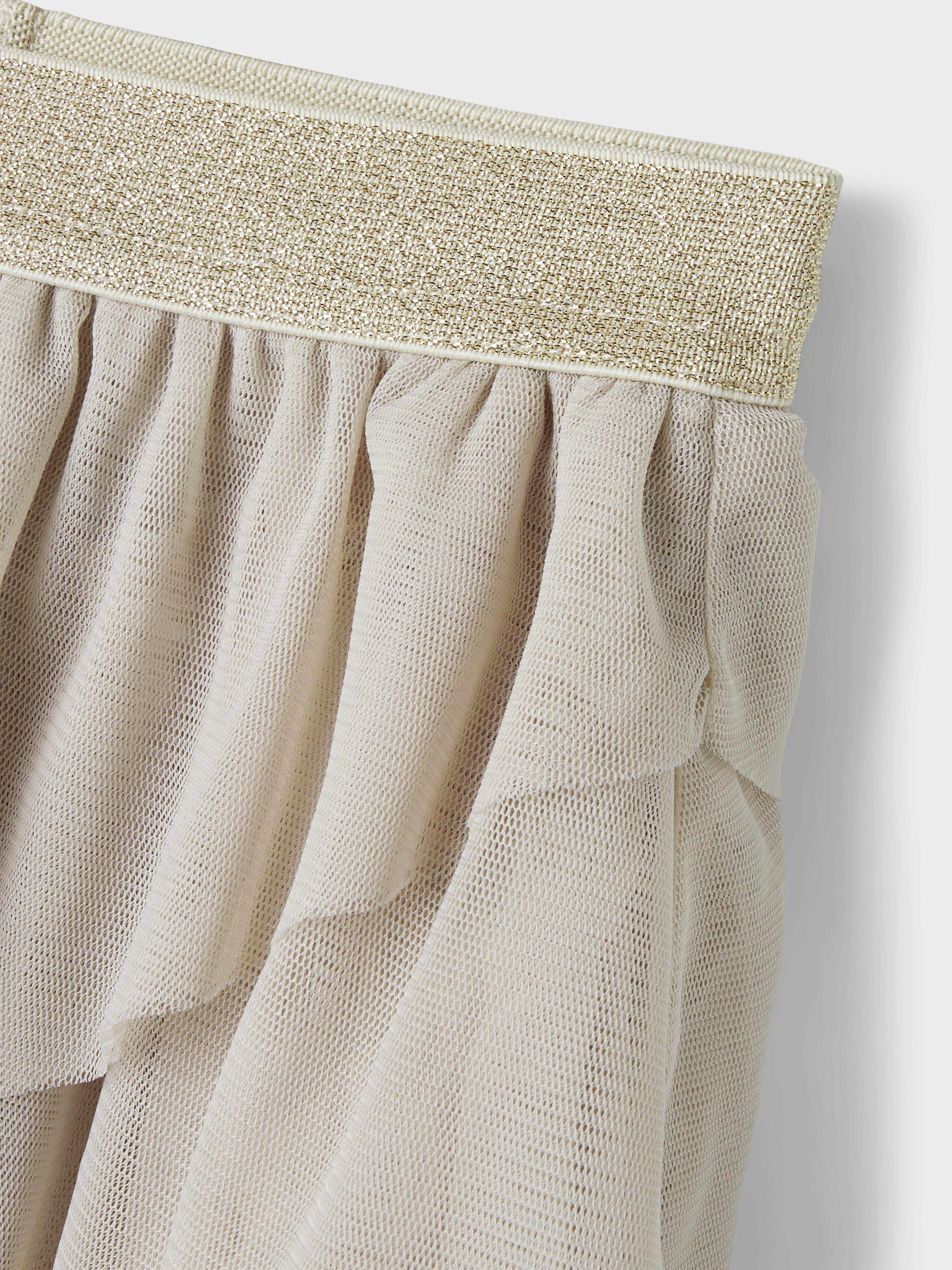 Falda Tul Beige Mini
